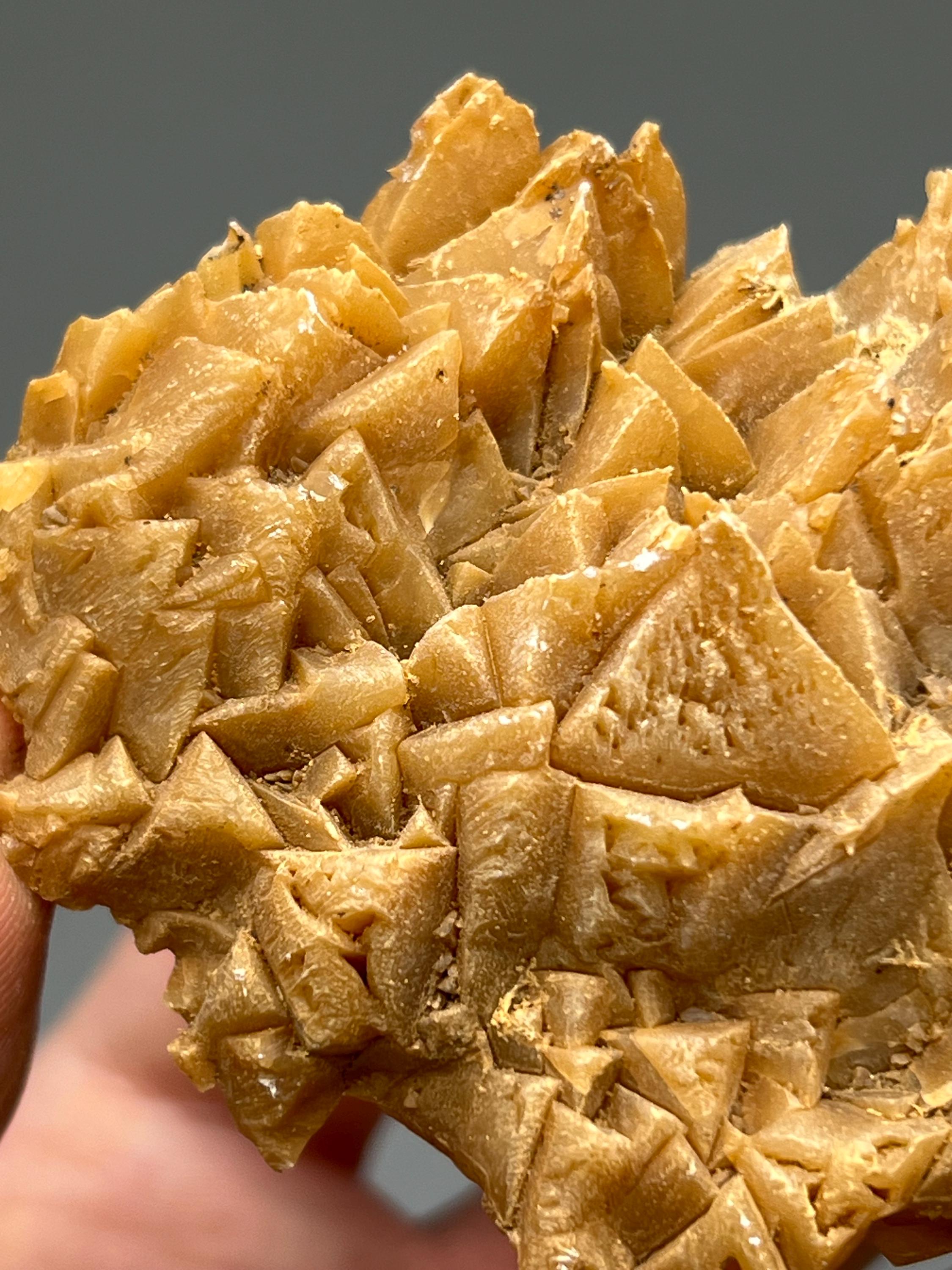 Orange Crystal Calcite Mineral, From Turkey - Crystal Gemstone AE 
