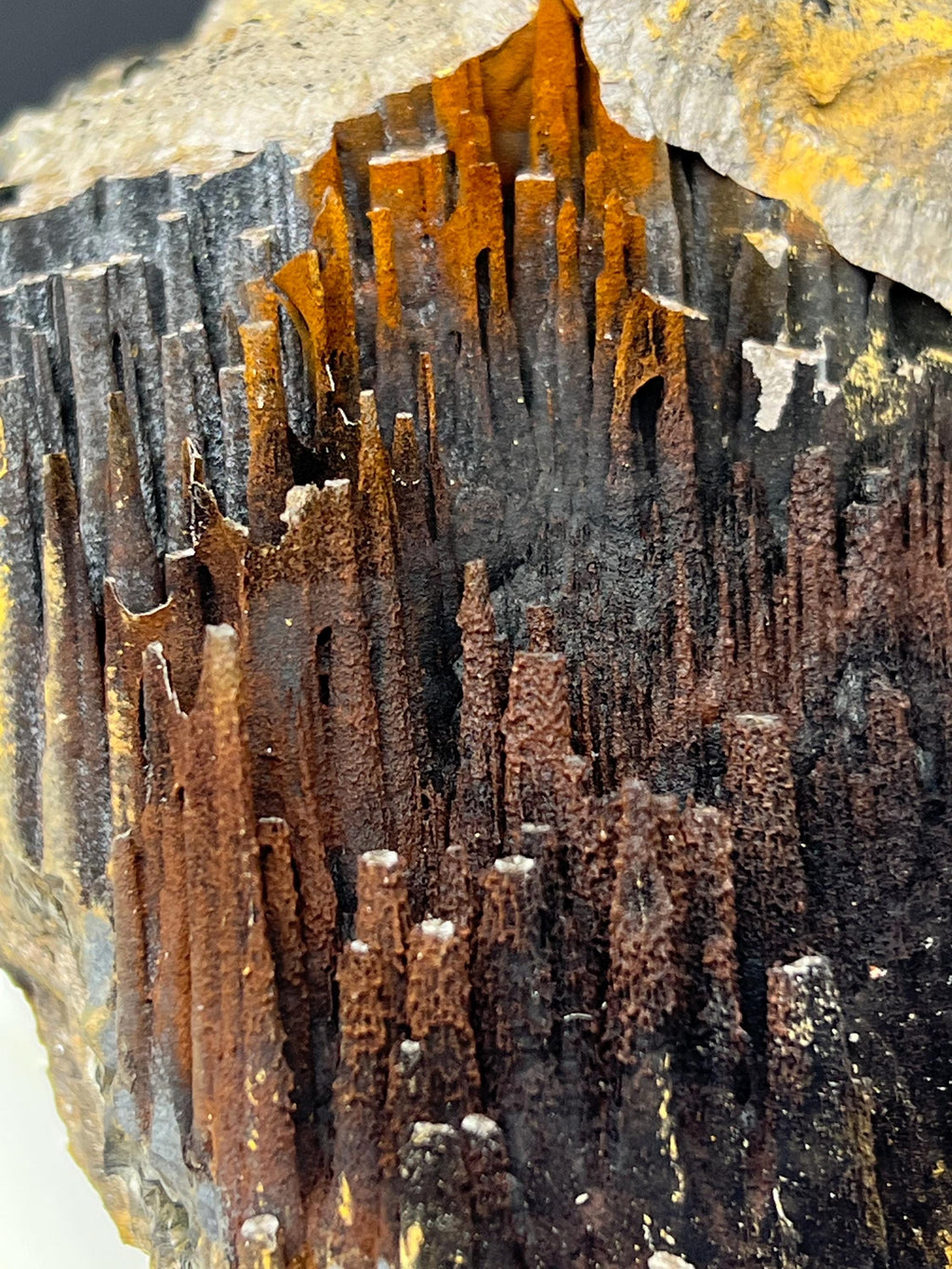 Limonite With Velvet Function Stalactite Goethite, For Special Collection - Crystal Gemstone AE 