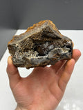 Crystal Calcite on Goethite Stalactite, Turkish Mineral Specimen - Crystal Gemstone AE 