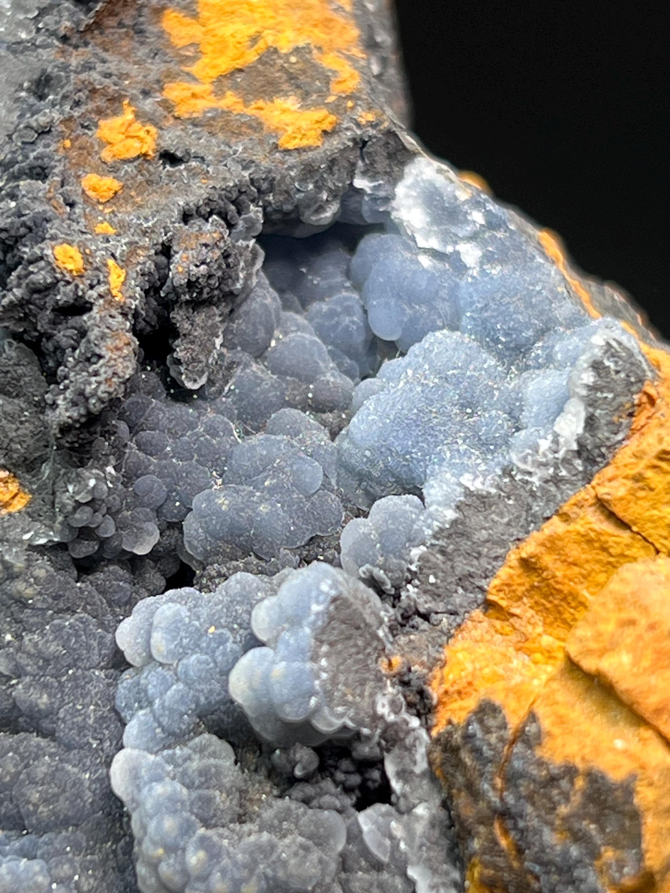 Blue Chalcedony Specimen - Crystal Gemstone AE 