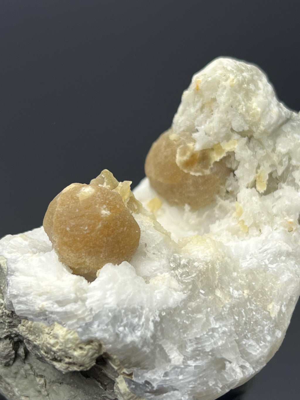 Barite On Colemanite Specimen - Crystal Gemstone AE 