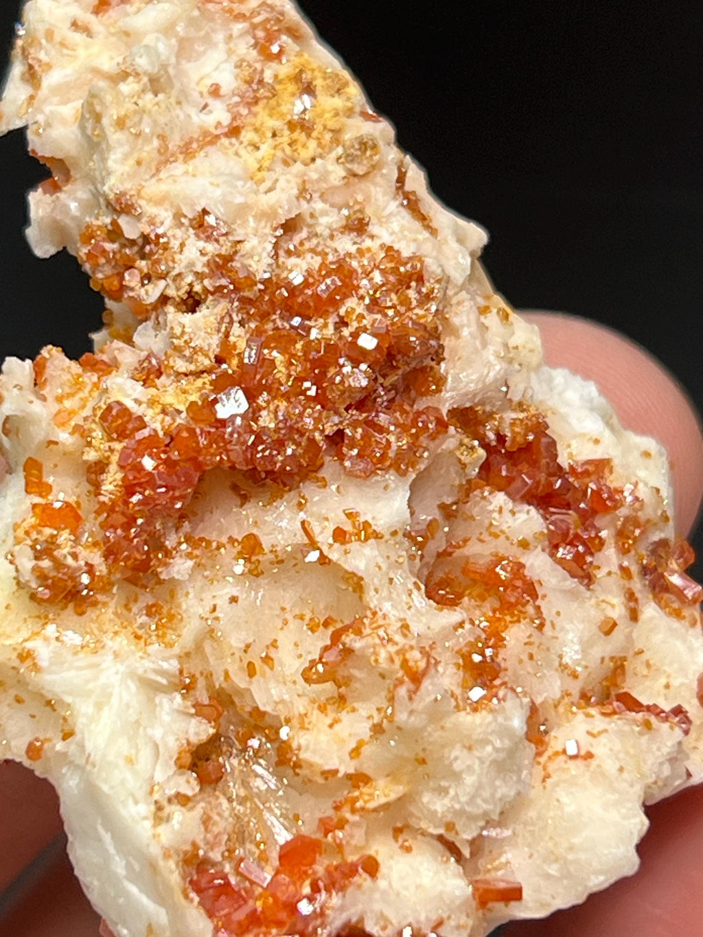 Red Vanadinite Specimen - Crystal Gemstone AE 