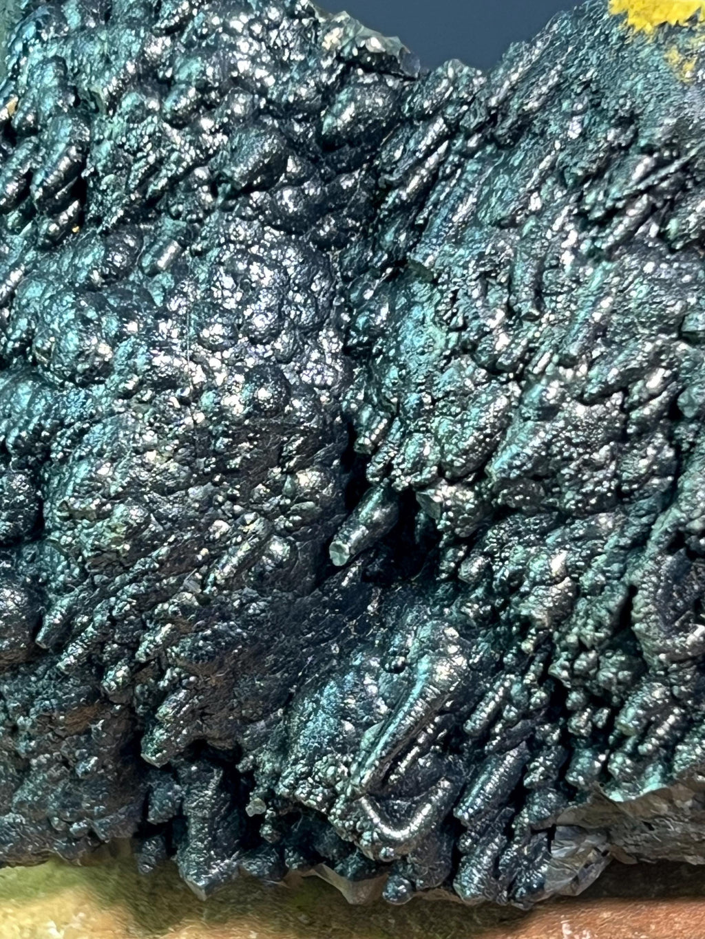 "Museum Grade" Stalactite And Botryoidal Formation Golden Color Goethite - Crystal Gemstone AE 
