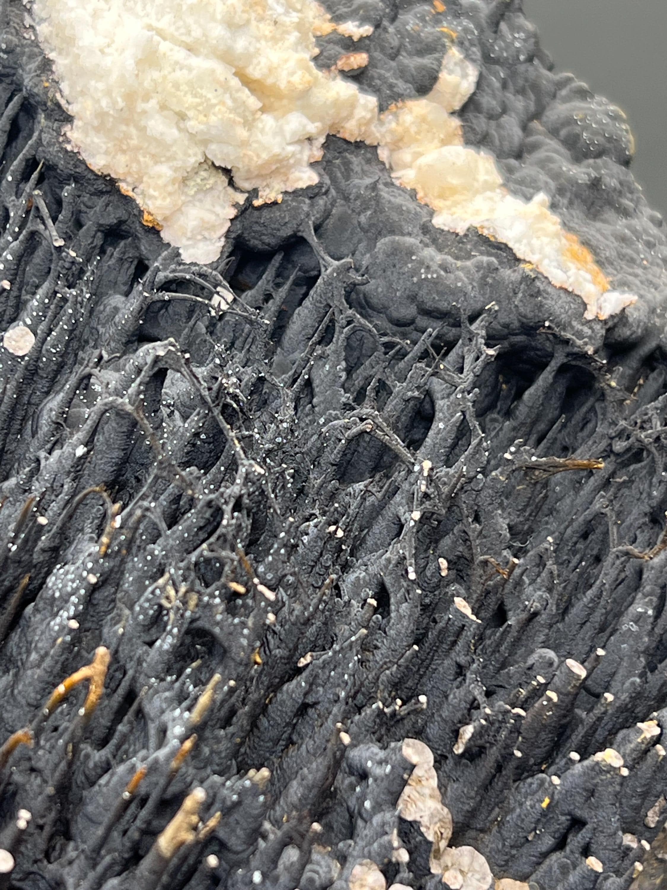 Museum Quality, Calcite on stalactite city and bridges goethite, Special Collections - Crystal Gemstone AE 