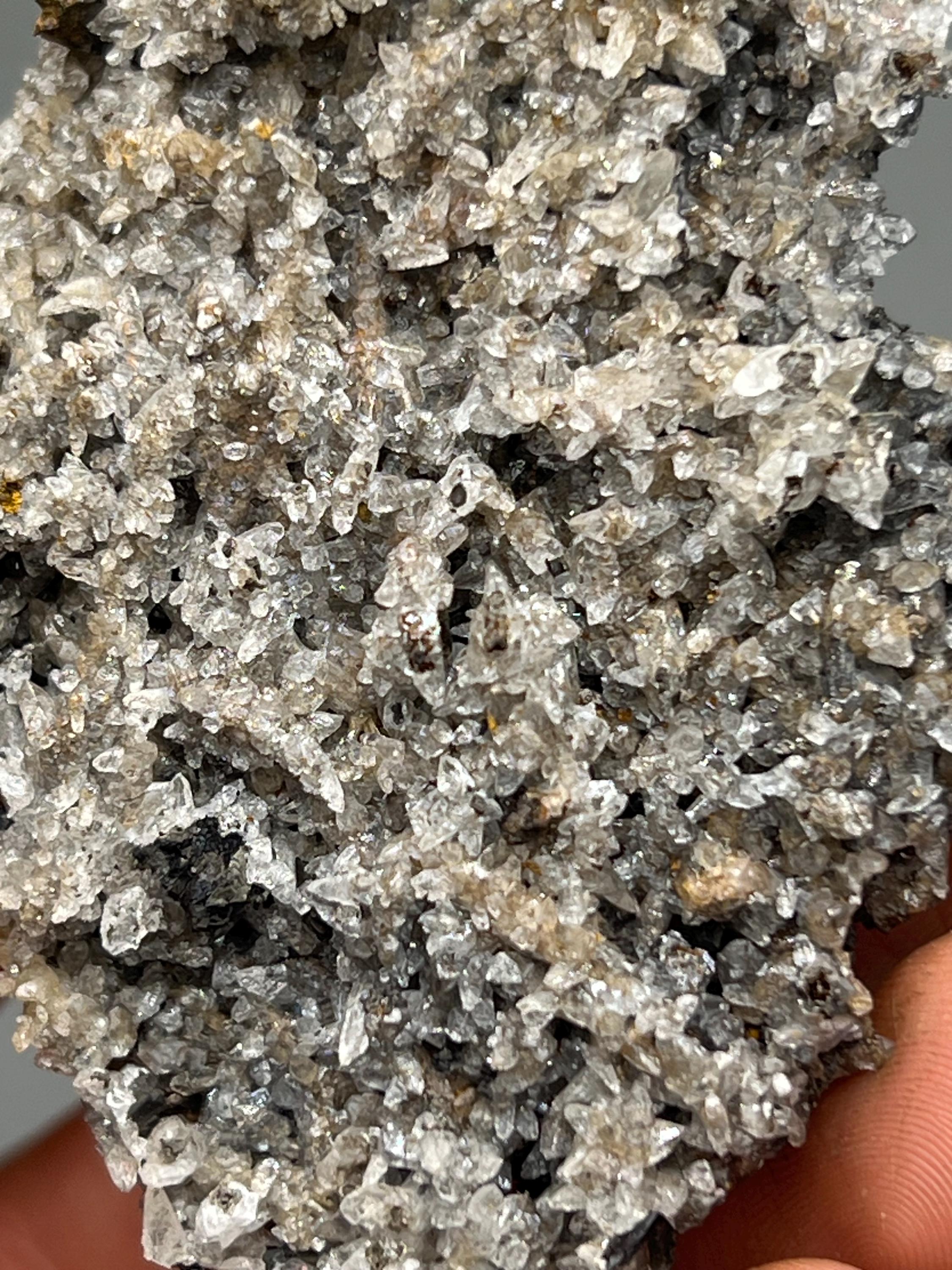 Very Showy And Unique, 2 Sided Crystal Calcite On Hematite, From Turkey - Crystal Gemstone AE 