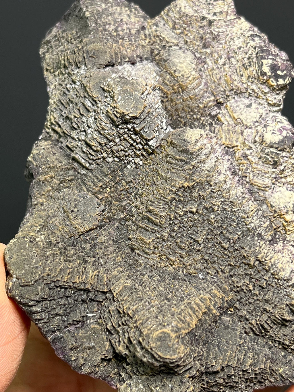 Very Special Purple Fluorite Specimen, 260gram - Crystal Gemstone AE 