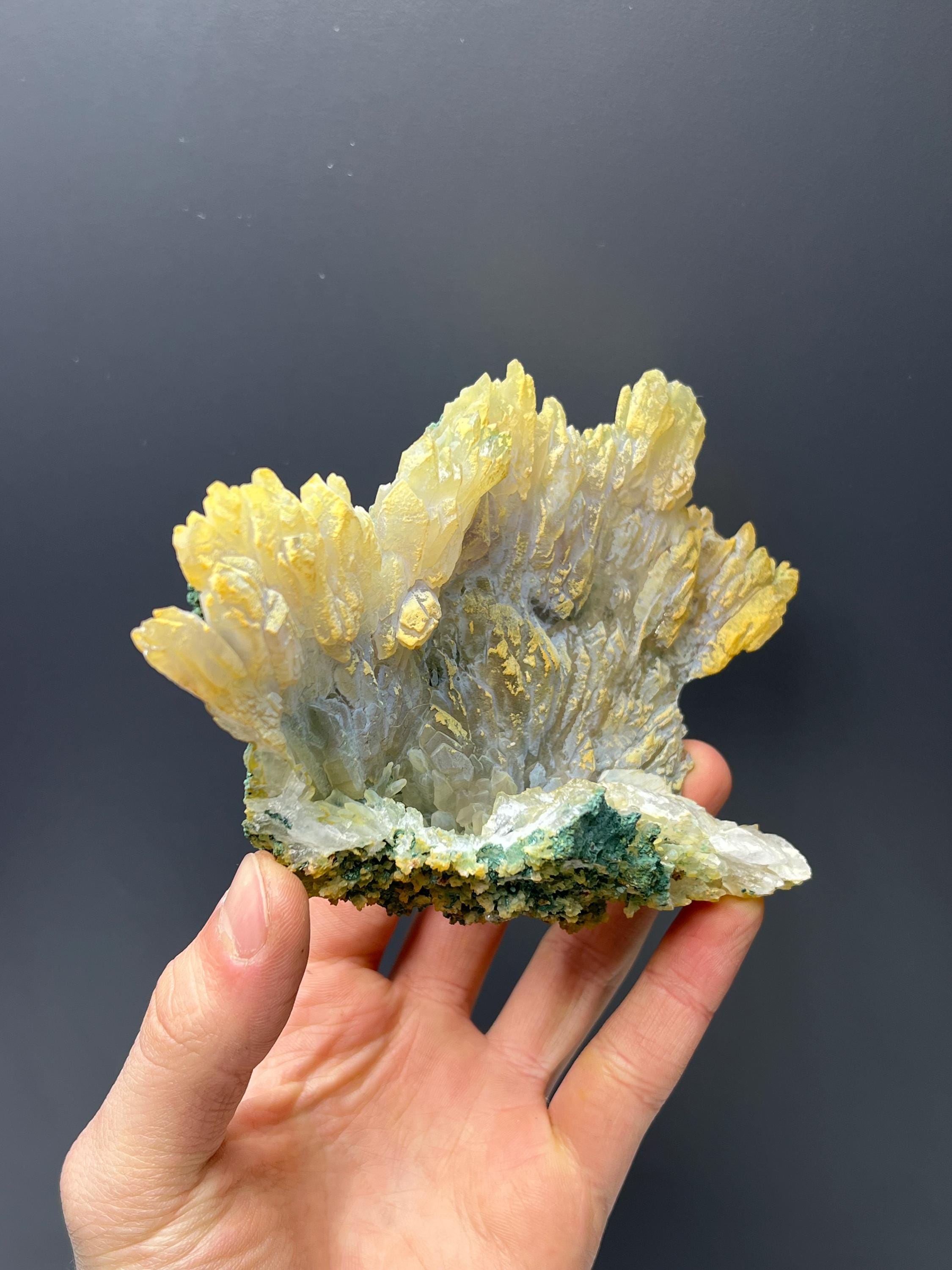 Flower Amethyst Crystal On Matrix - Crystal Gemstone AE 