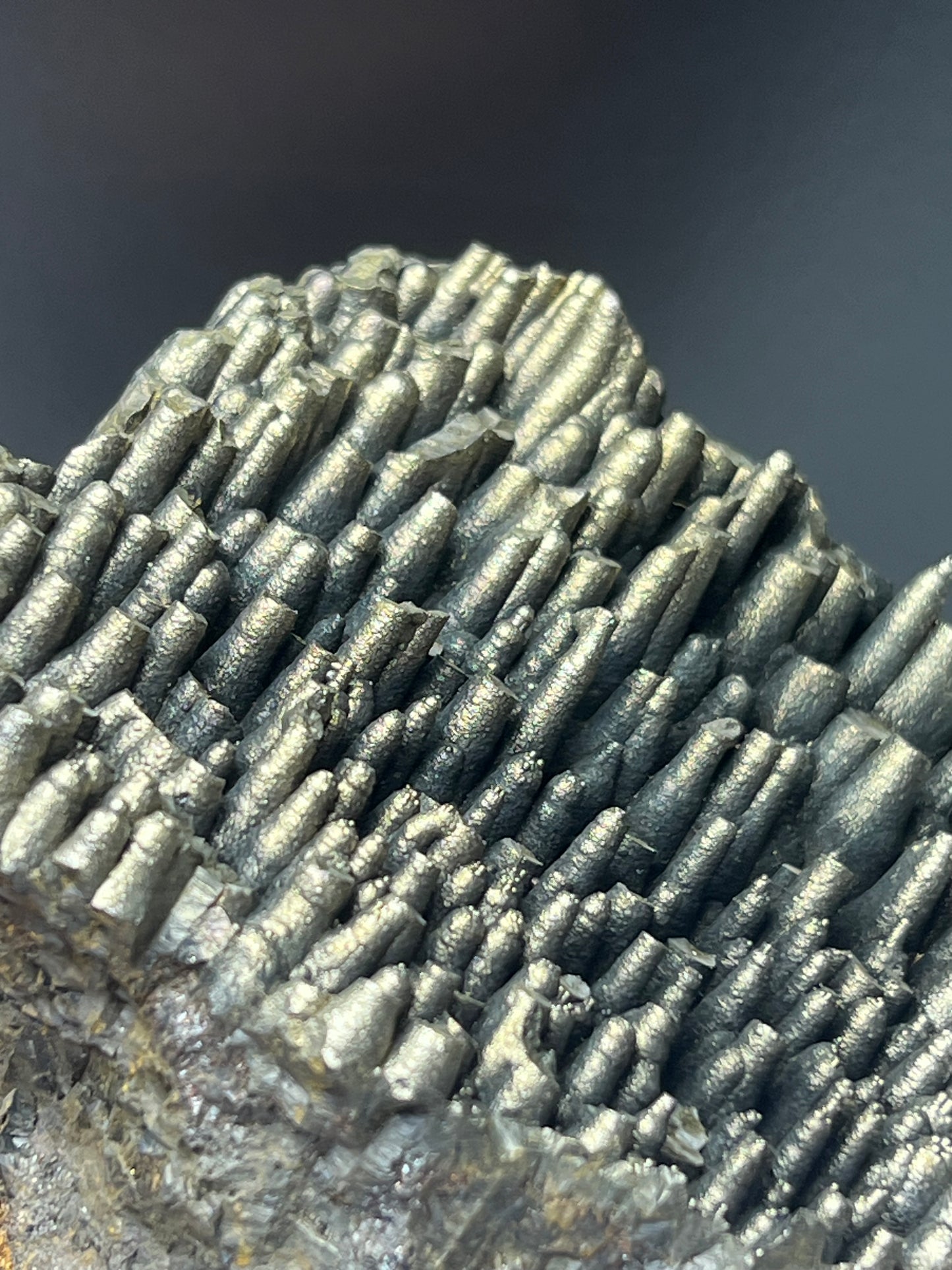 “Museum Grade” Golden Color Stalactite Goethite