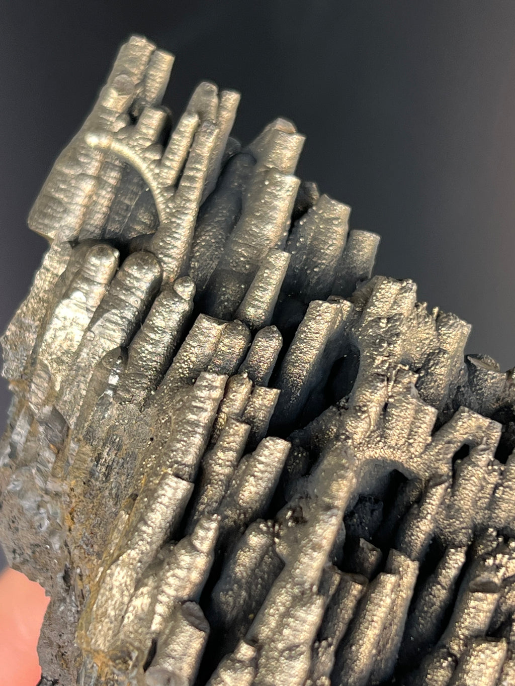 “Museum Grade” Golden Color Stalactite Goethite