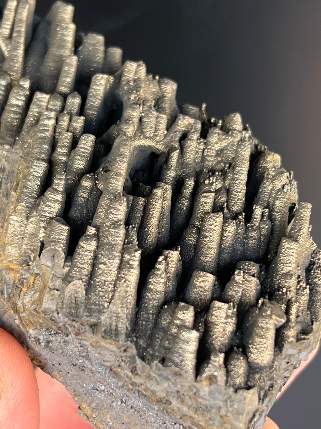 “Museum Grade” Golden Color Stalactite Goethite