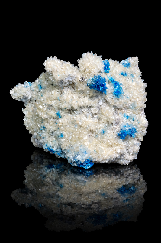 Museum Grade Cavansite On Stilbite Specimen
