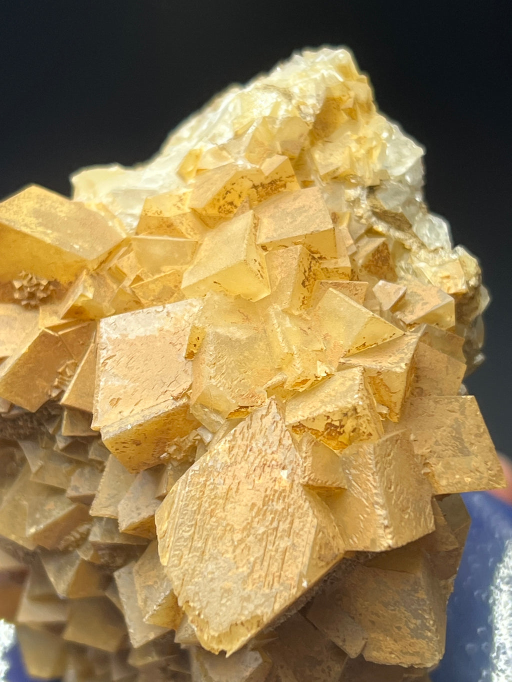 Tooth Orange Crystal Calcite Specimen