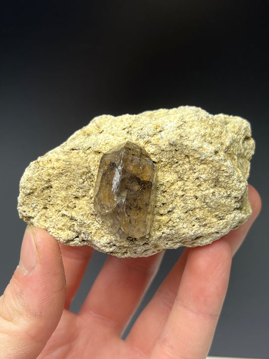 Smoky Quartz On Matrix