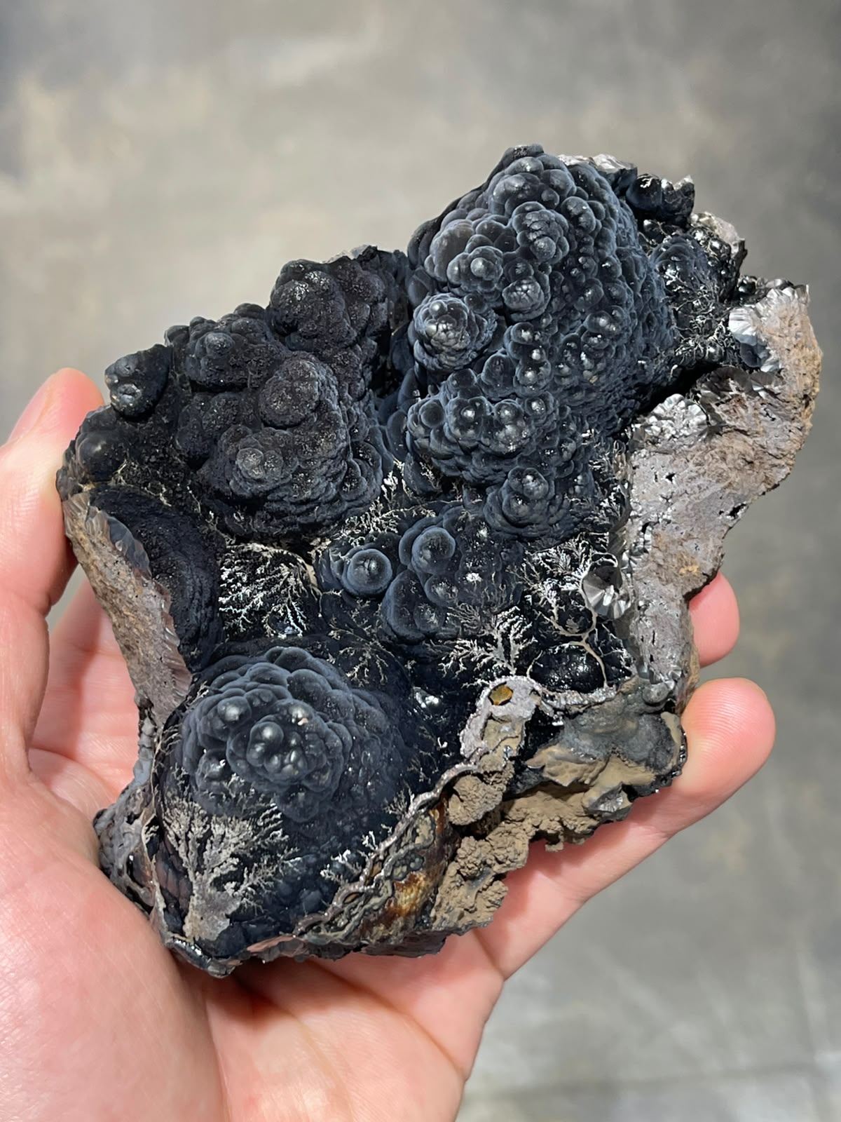 RESERVED Silver On Velvet Goethite