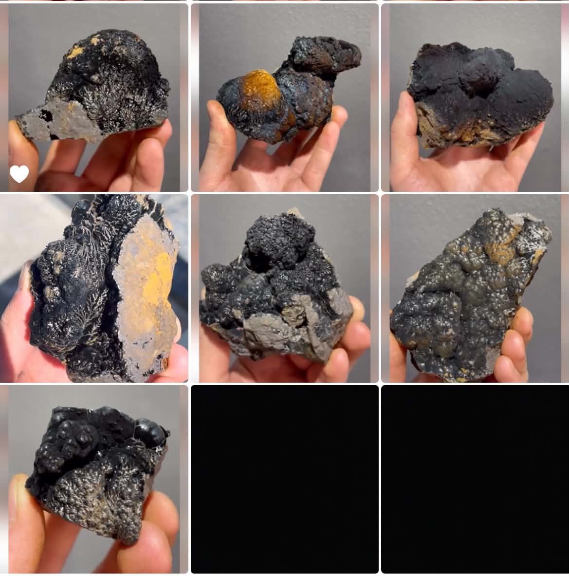 RESERVED 52 Piece Dendrite Goethite + 4 Piece