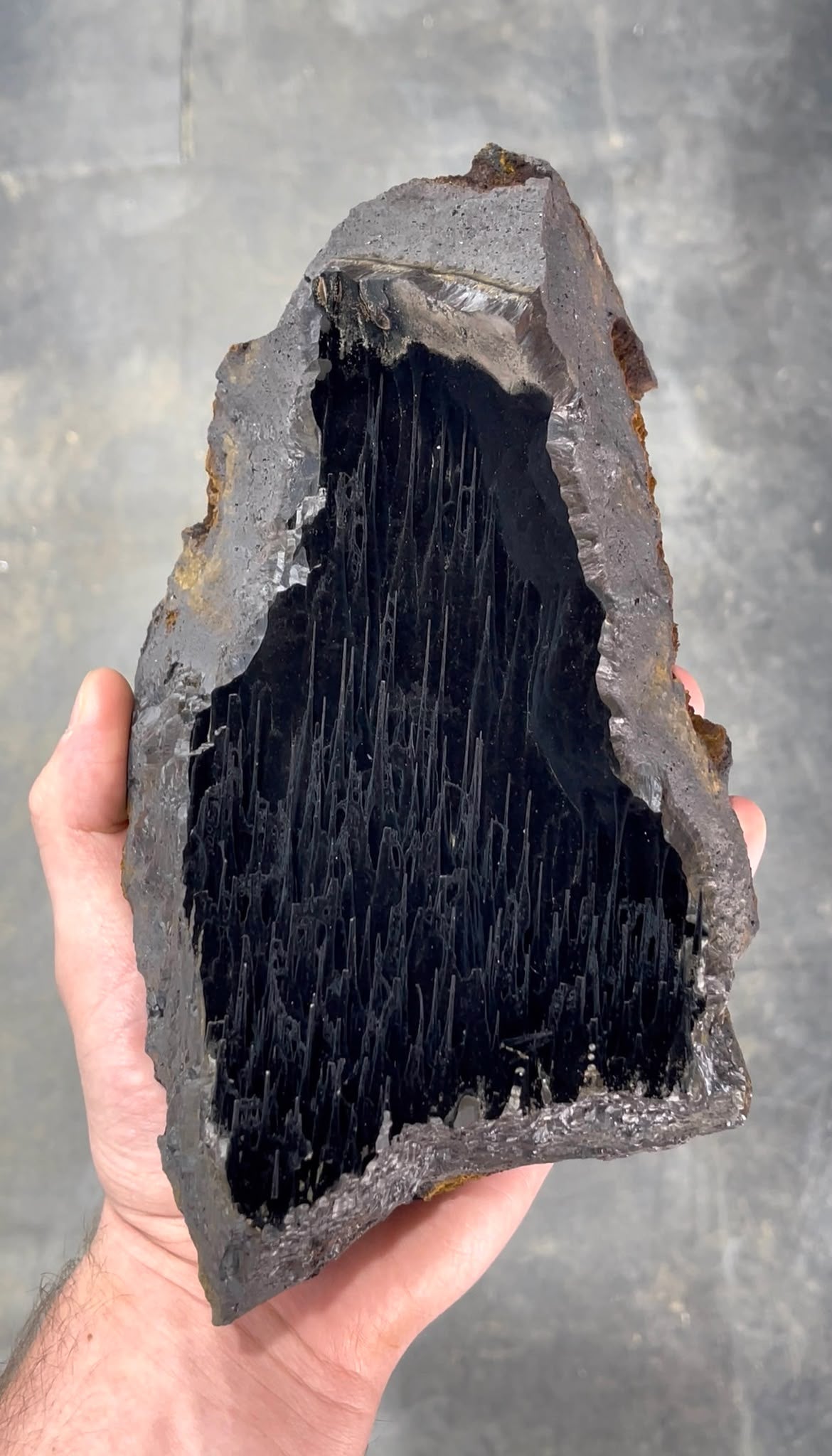 Velvet Stalactite Goethite