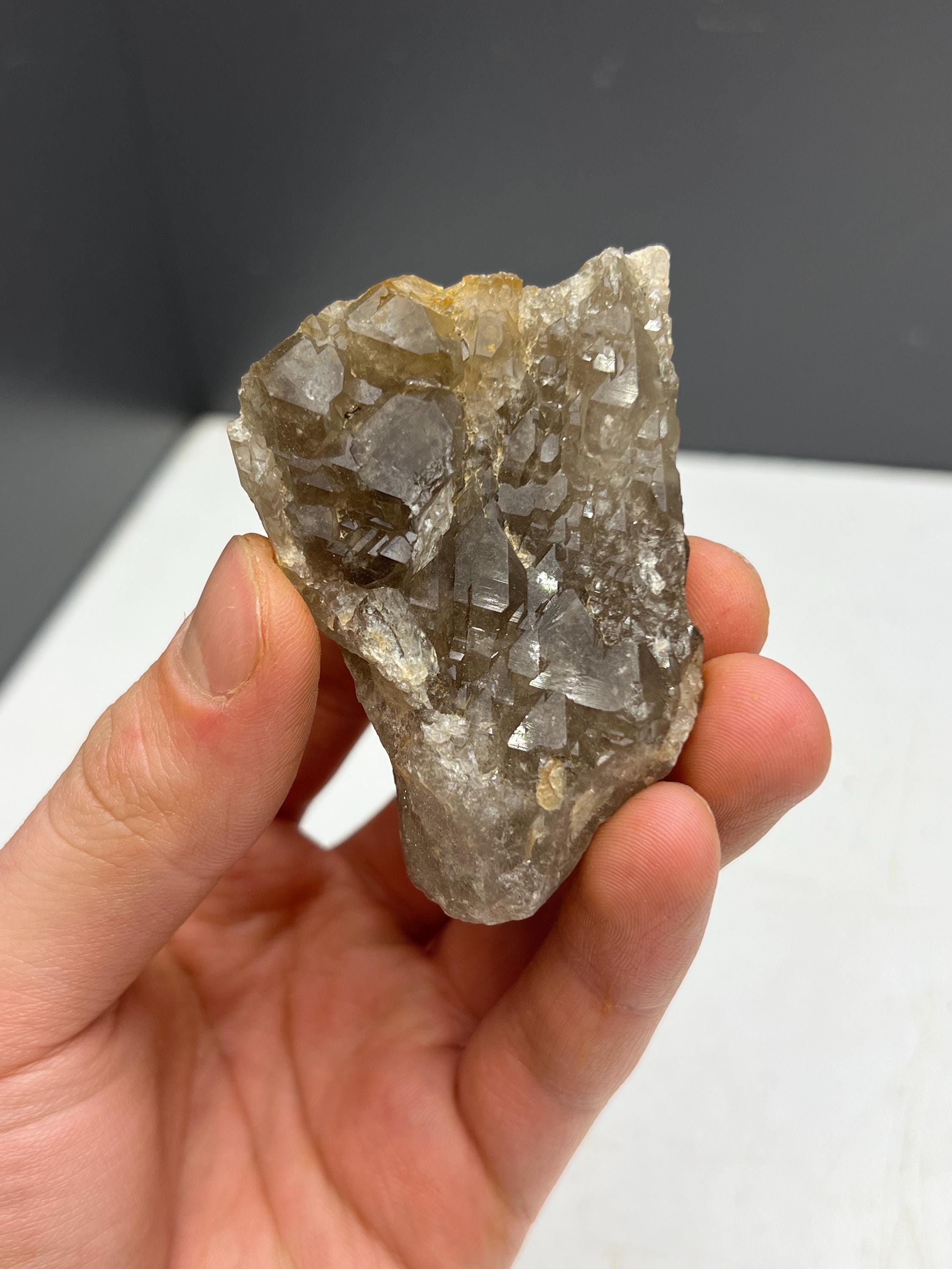 Elestial Smoky Quartz Mineral - Crystal Gemstone AE 