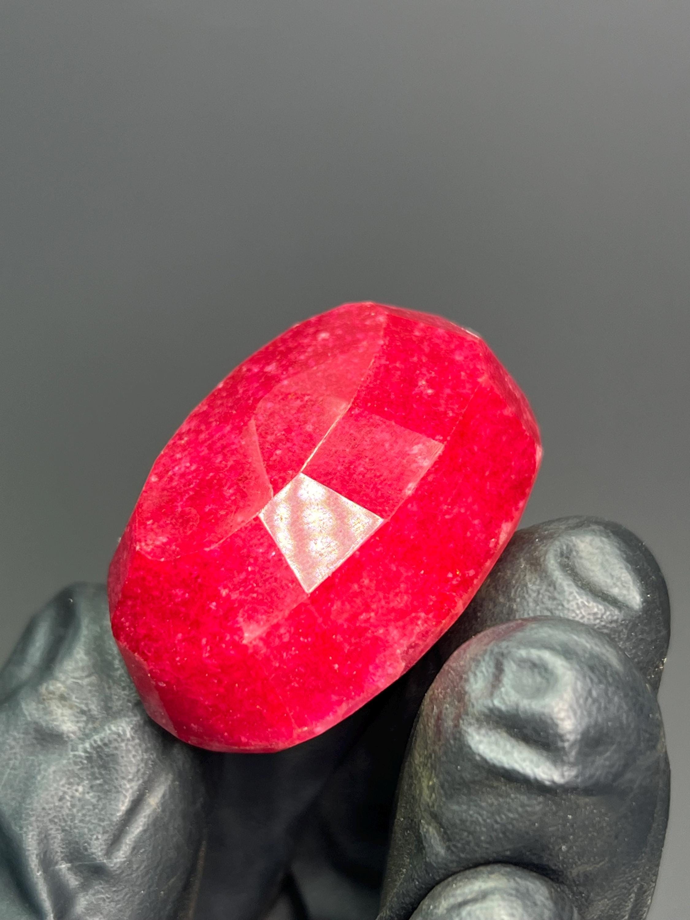Polished Ruby Specimen 225ct - Crystal Gemstone AE 