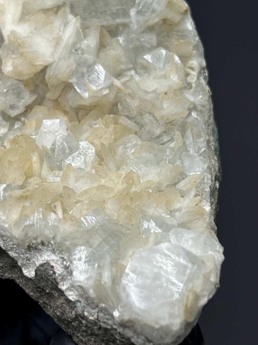 Fluorapophyllite And Apophyllite With Stilbite - Crystal Gemstone AE 