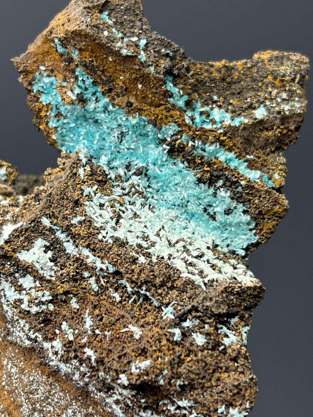 Double Sided Aurichalcite Specimen - Crystal Gemstone AE 