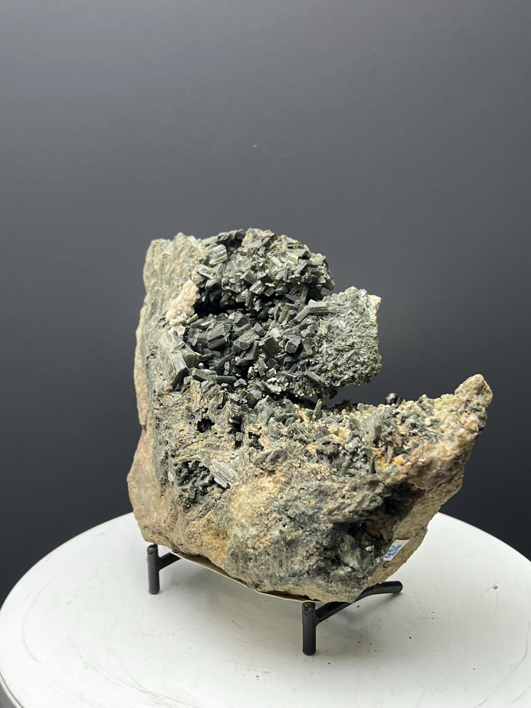 Actinolite, Sphalerite, Calcite And Barite Specimen - Crystal Gemstone AE 