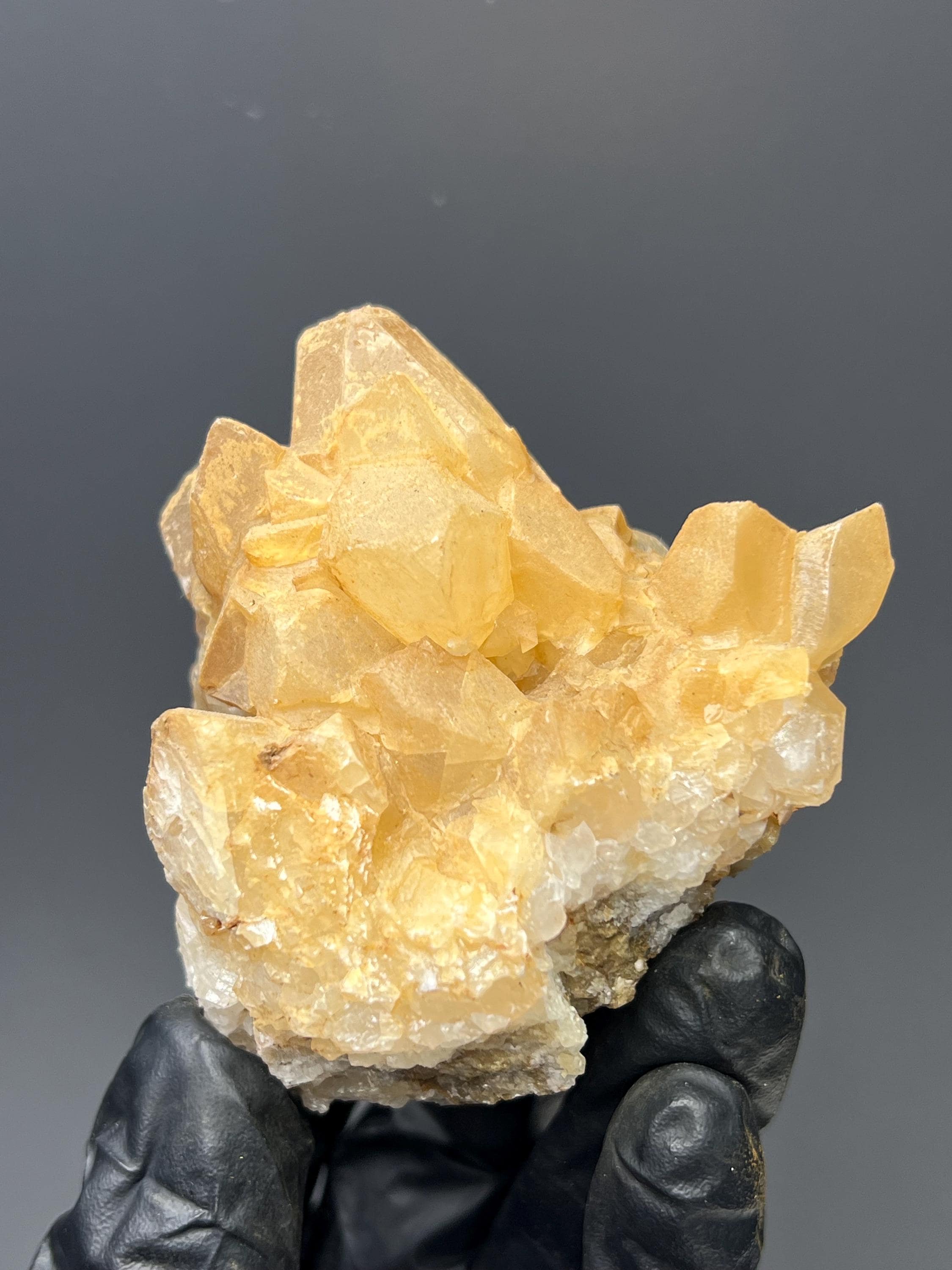 Orange Crystal Calcite - Crystal Gemstone AE 