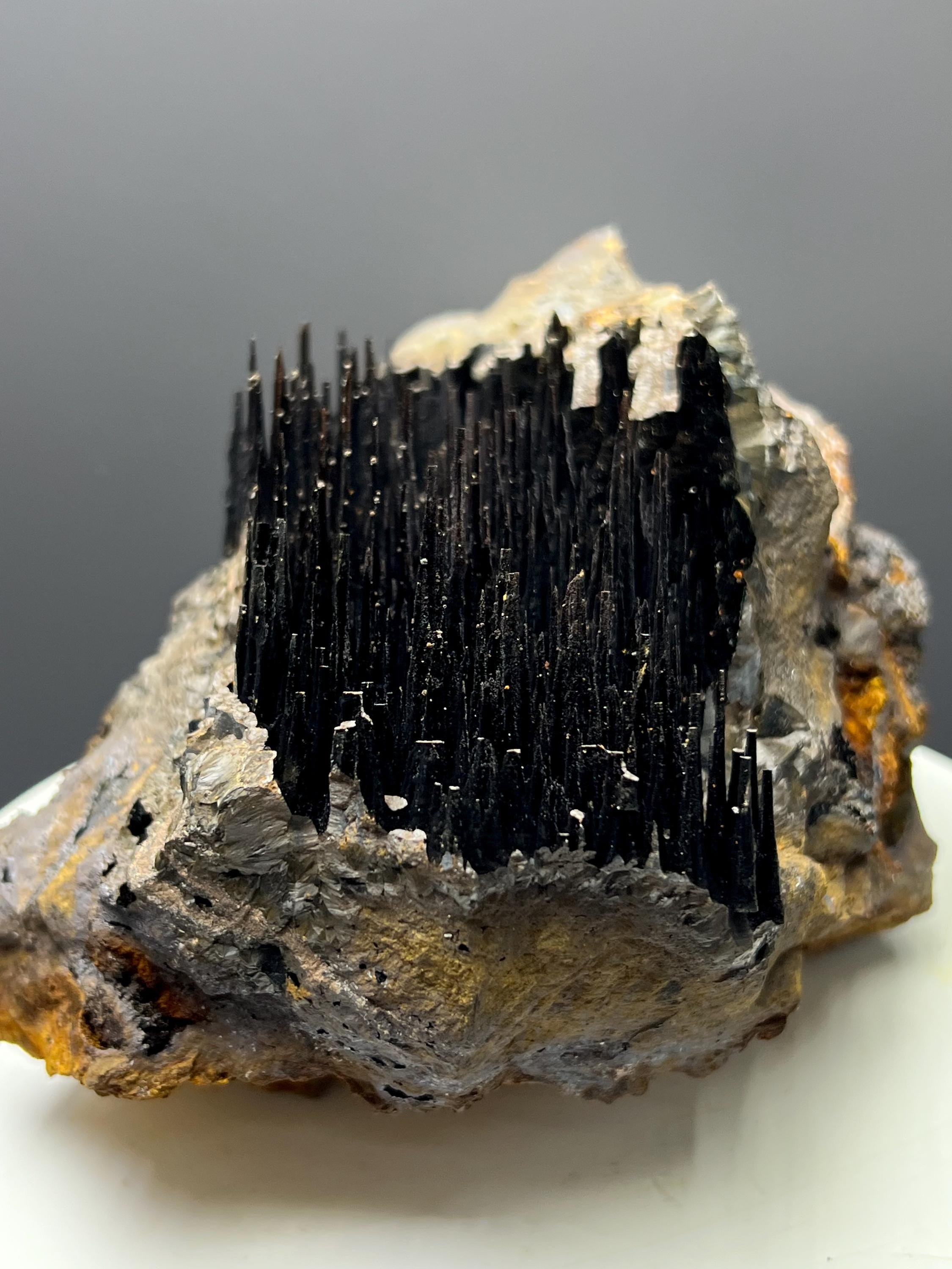 Museum Grade, Velvet Function Stalactite Goethtie, For Special Collection - Crystal Gemstone AE 