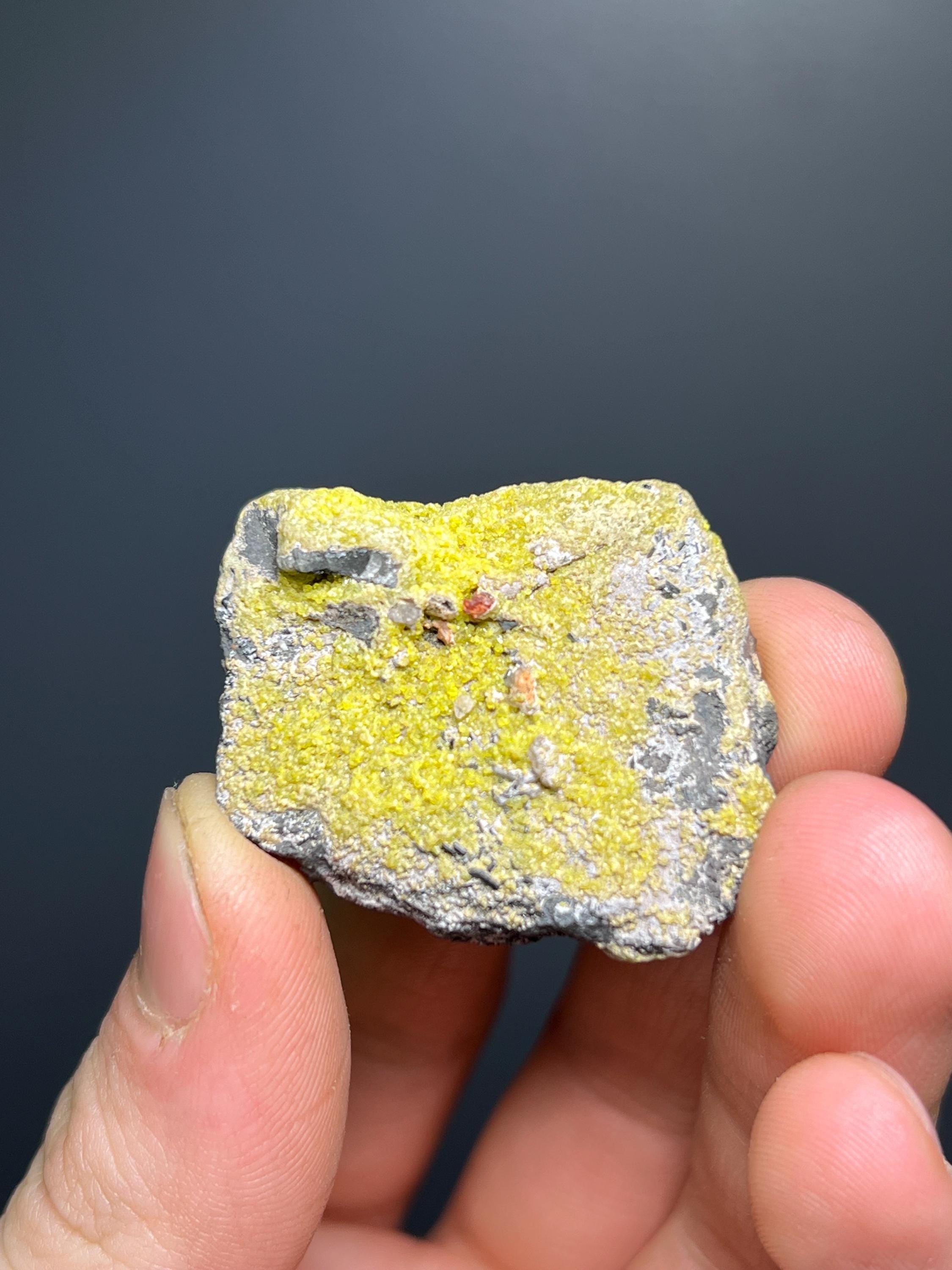 Rare Specimen! Ettringite Specimen - South Africa - Crystal Gemstone AE 