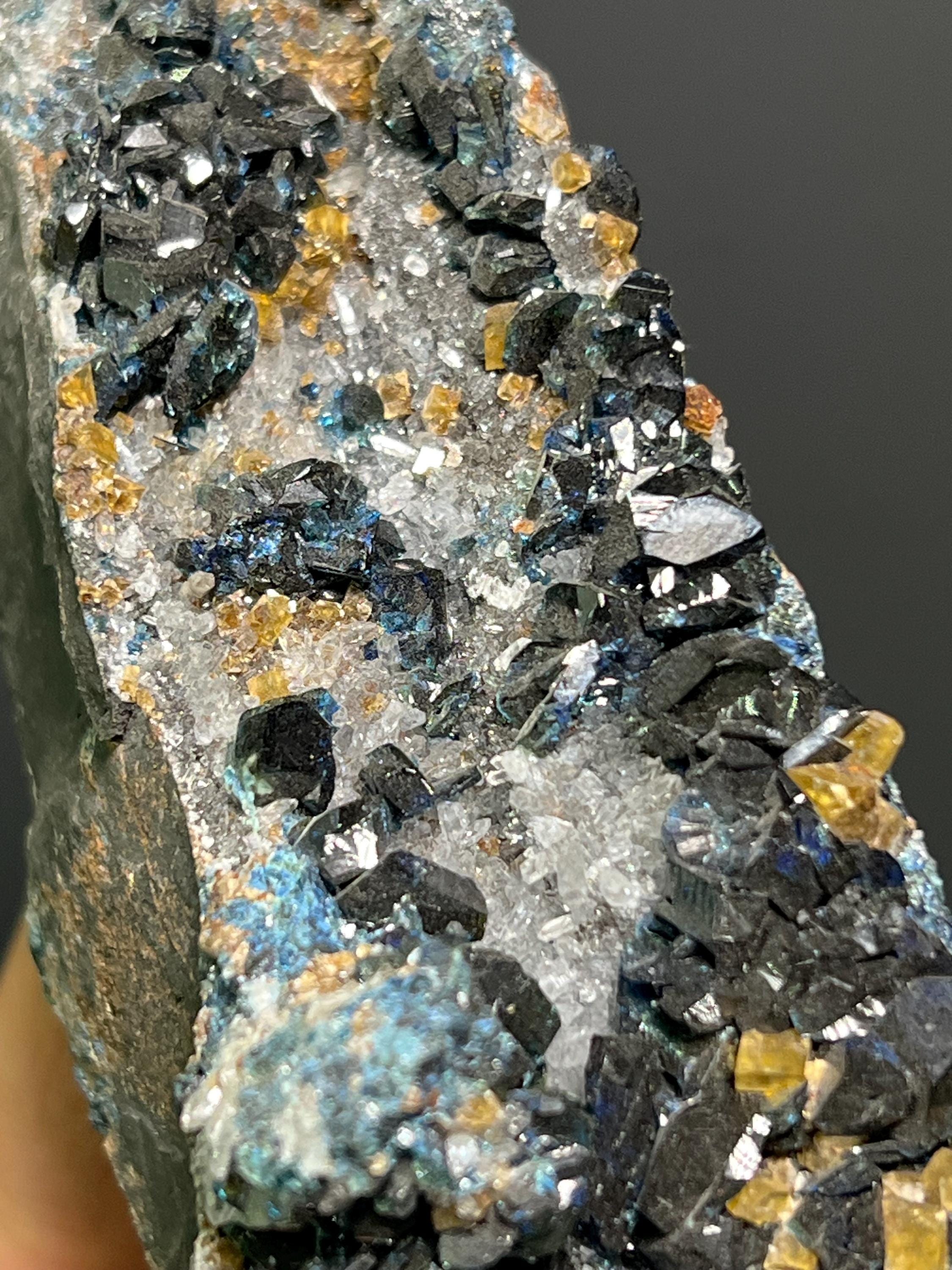 Lazulite Blue Crystals Specimen, 320gram - Crystal Gemstone AE 
