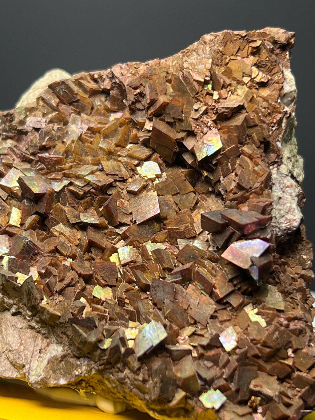 Museum Grade! Iridescent Crystal Iron Siderite, From Turkey - Crystal Gemstone AE 