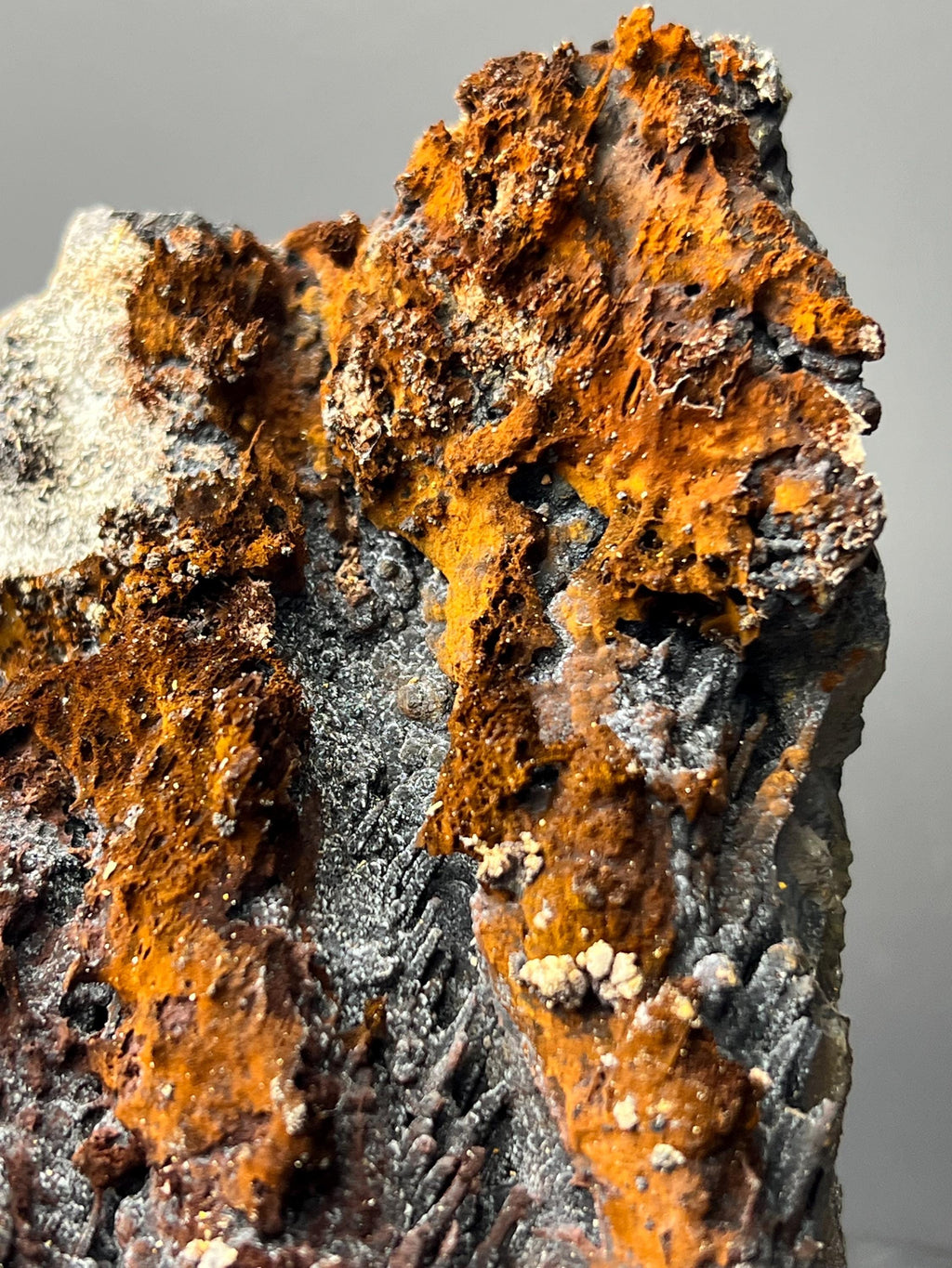 Museum Grade! Limonite And Specularite With Velvet Function Stalactites Goethite - Crystal Gemstone AE 