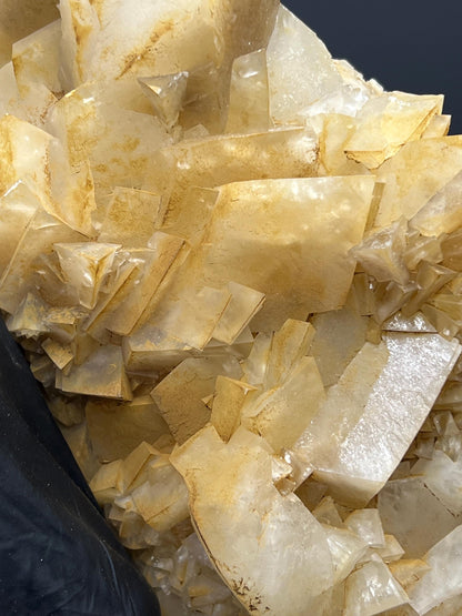 Large Orange Crystal Calcite Specimen - Turkish Mineral Decor