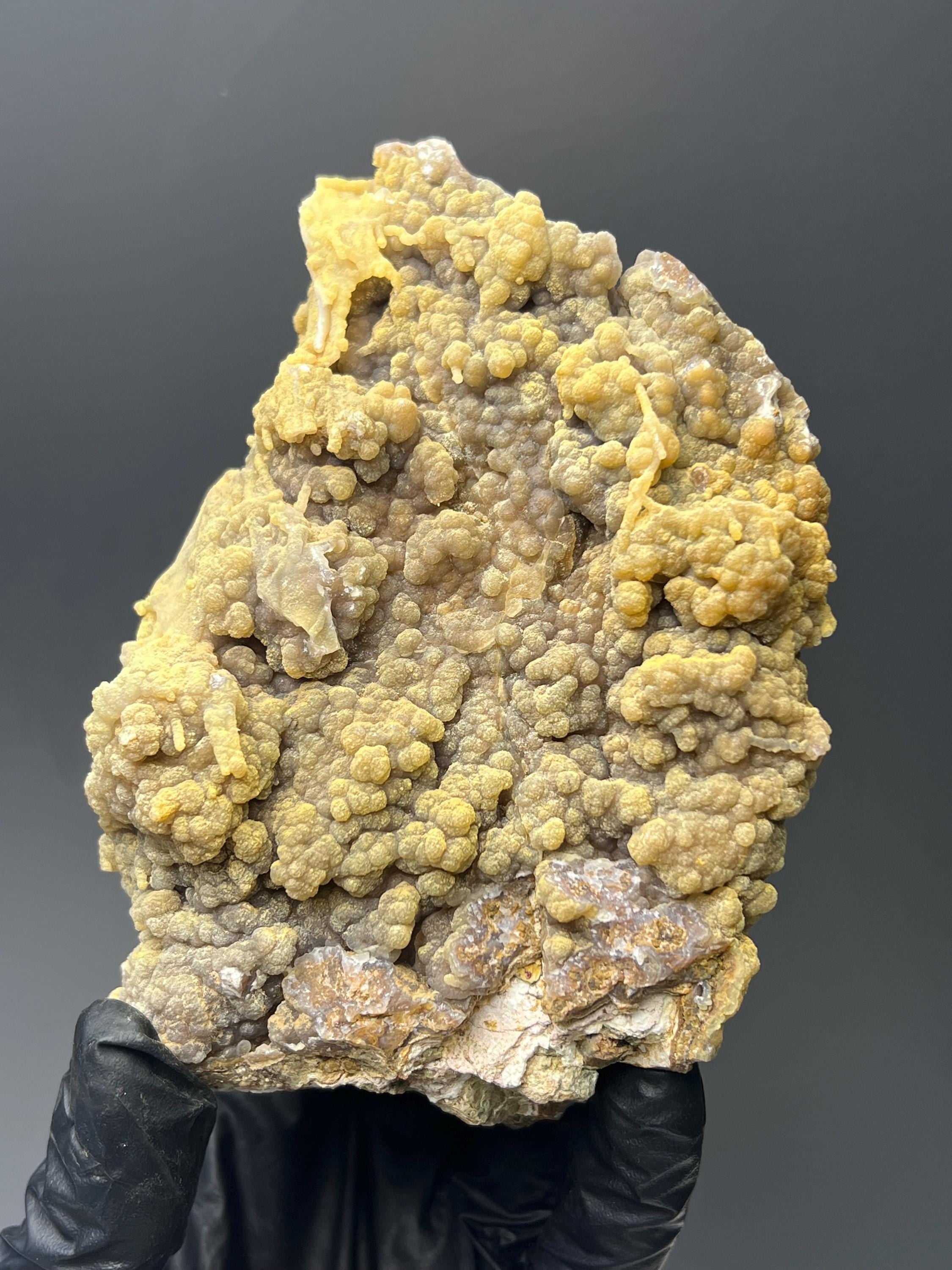 Botryoidal And Small Stalactite Formation Chalcedony Specimen - Crystal Gemstone AE 