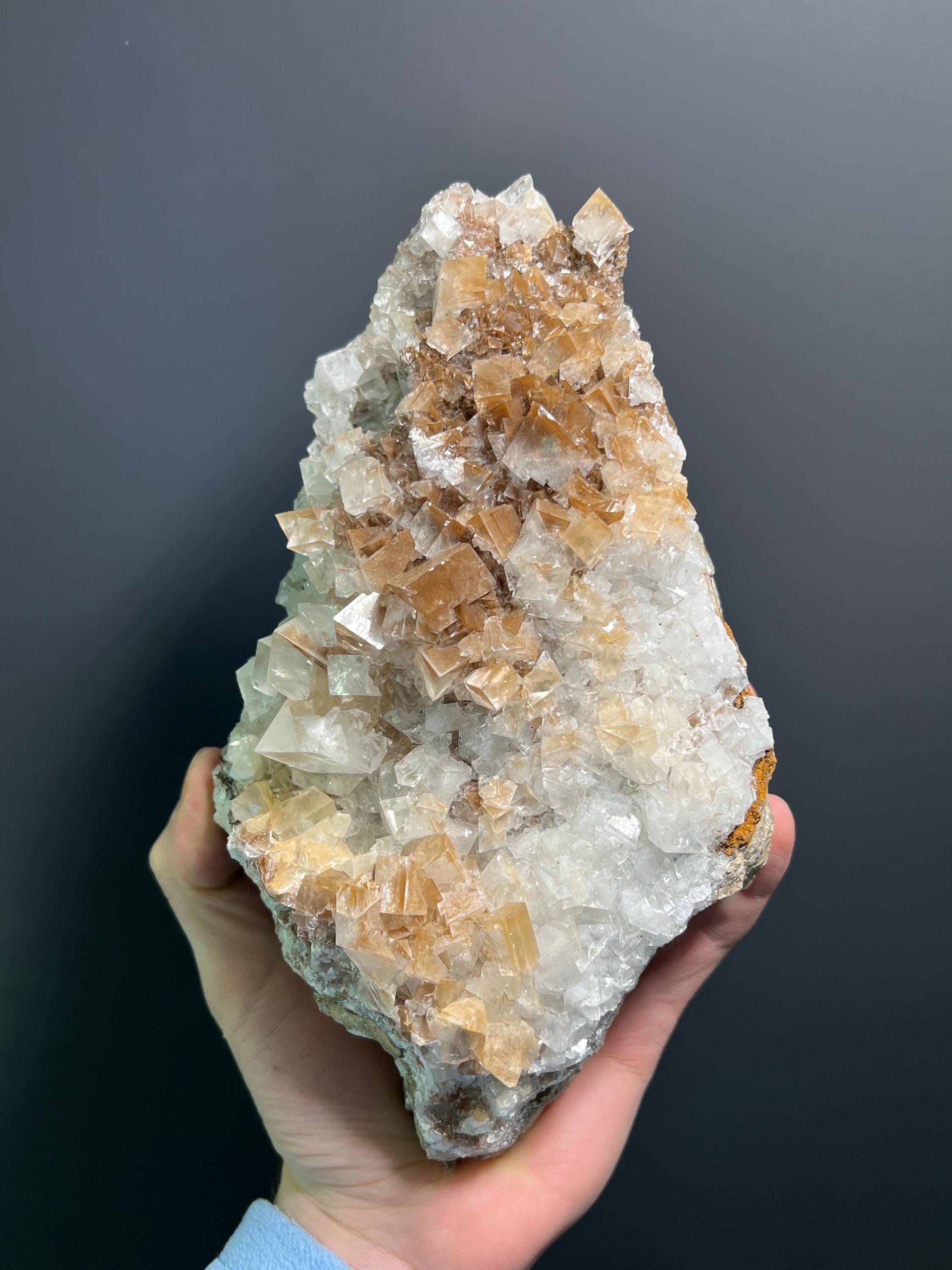 Very Special Clear Crystal Calcite Specimen, 2,2kg - Crystal Gemstone AE 