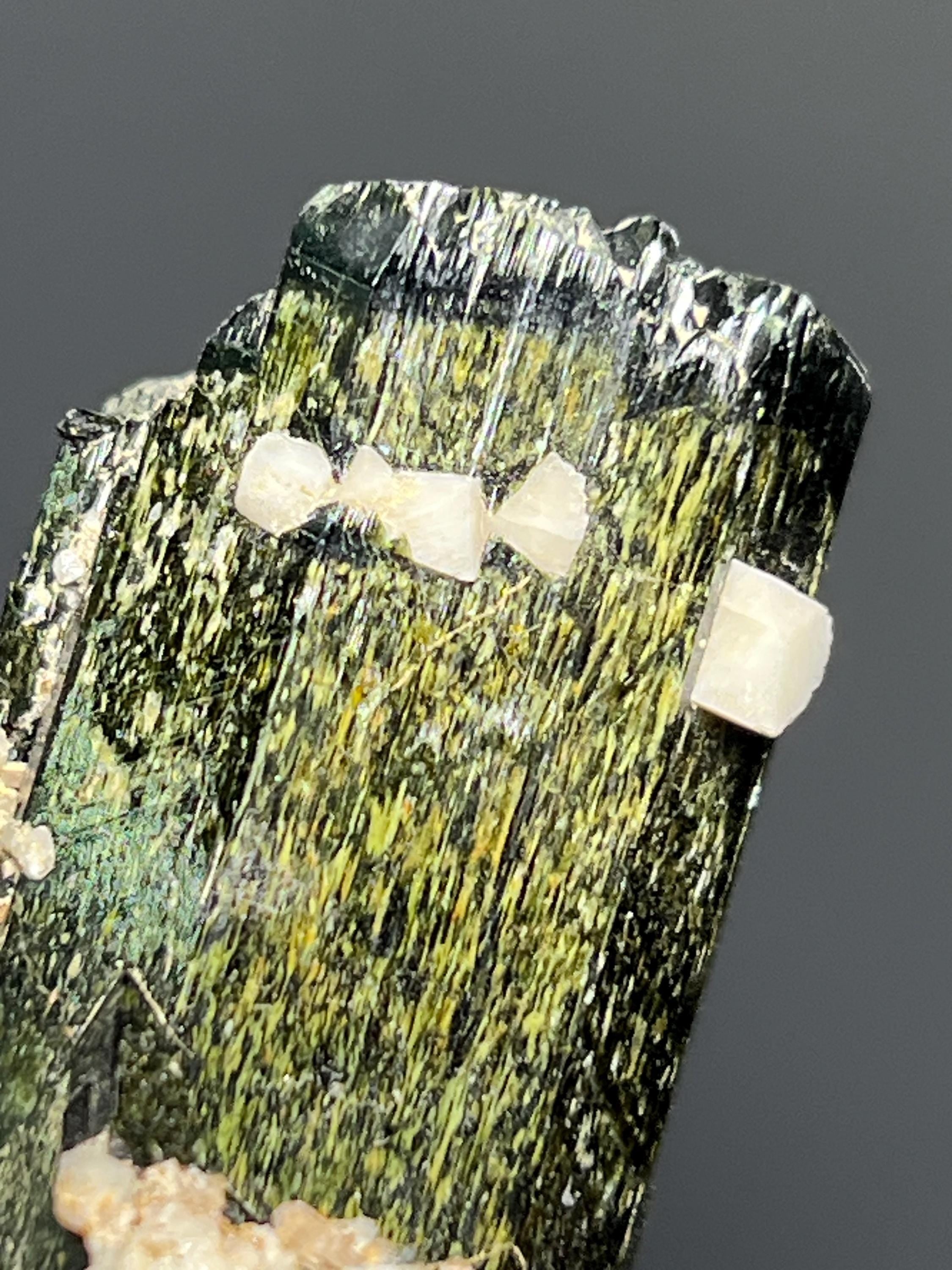 Aegirine And Ortochlase With Zircon - Malawi - Crystal Gemstone AE 