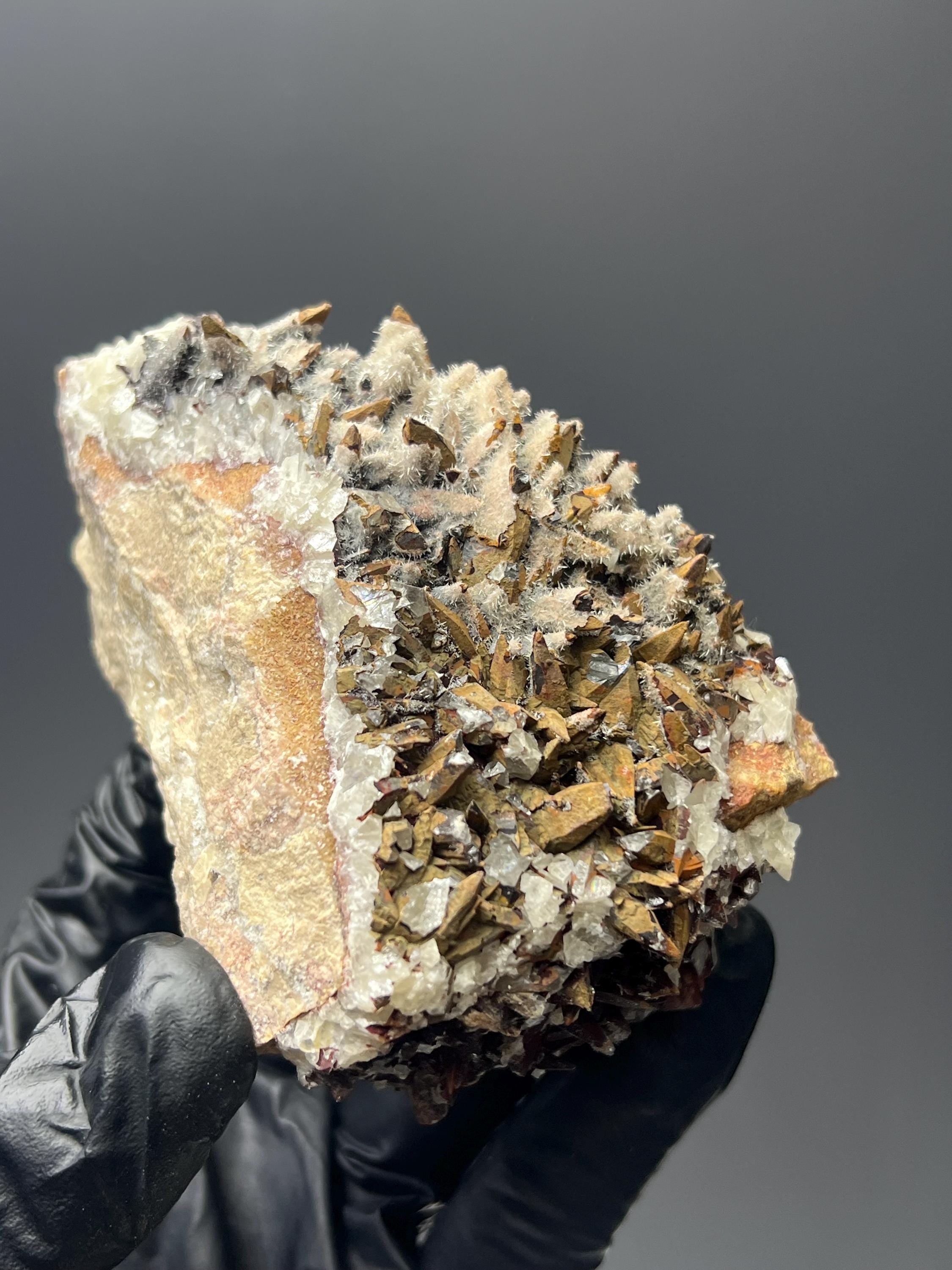Feather Red Crystal Calcite - Crystal Gemstone AE 