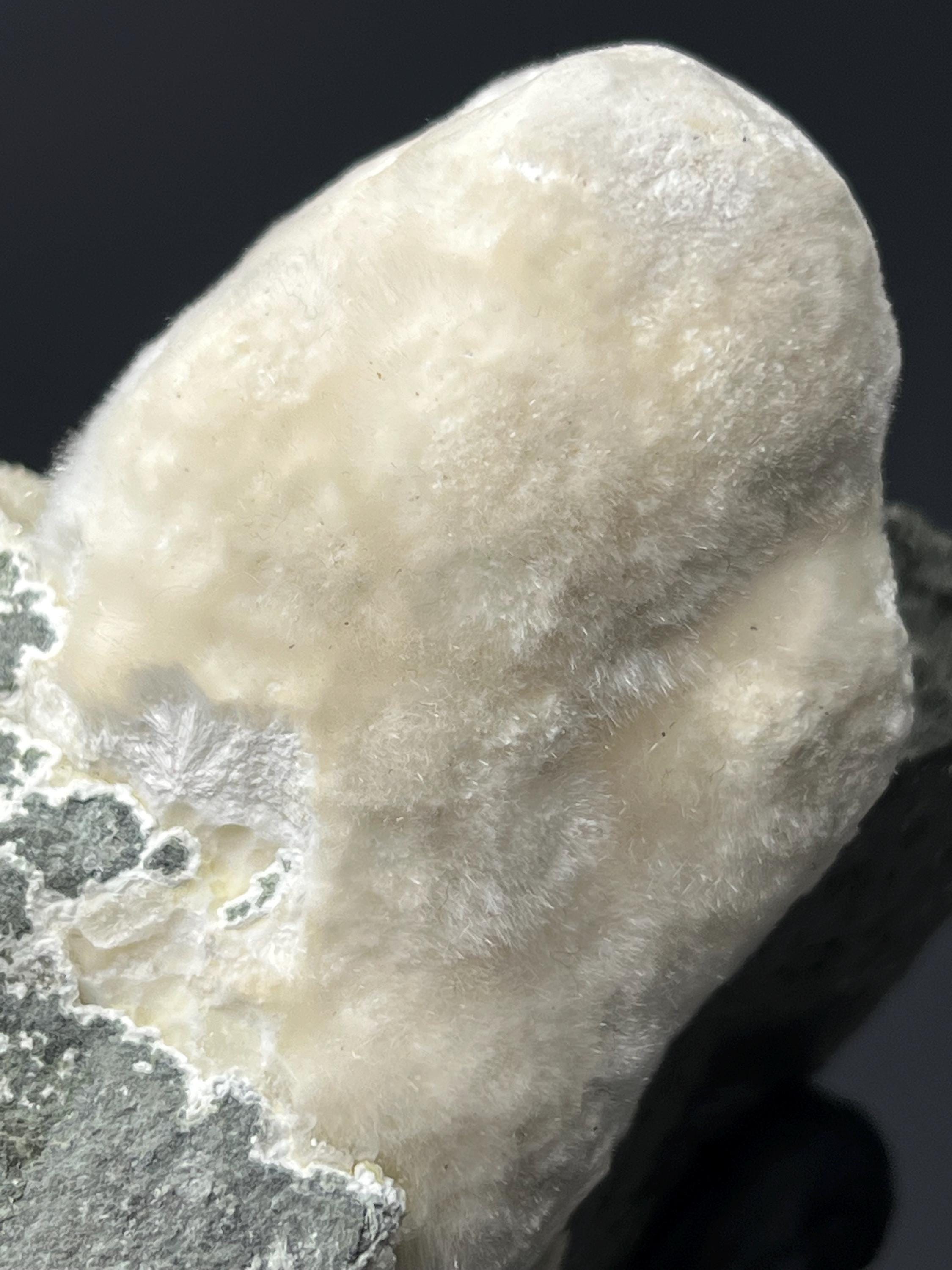 Septarian Okenite On Matrix - Crystal Gemstone AE 