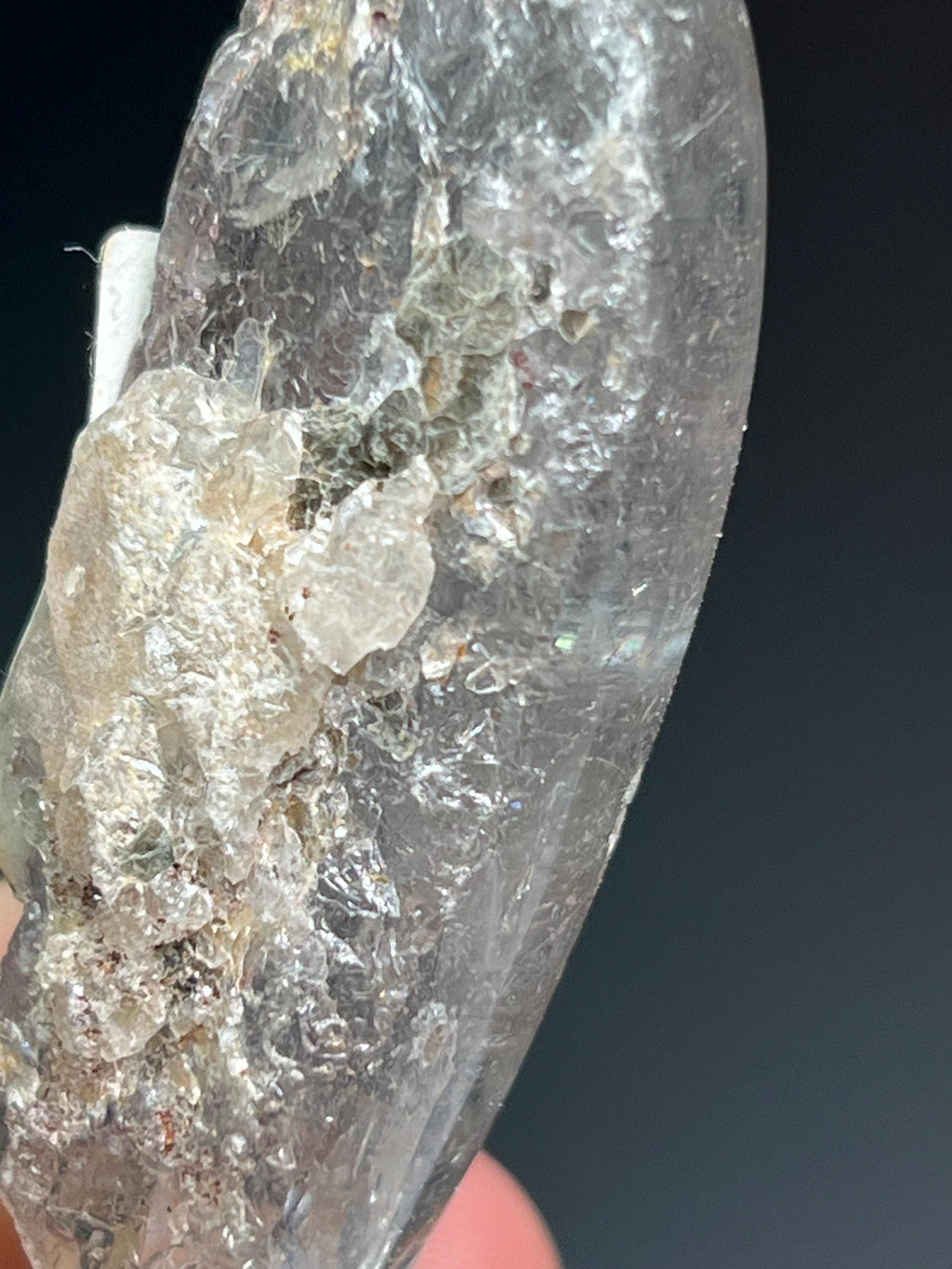 Alluvial Quartz Specimen - Crystal Gemstone AE 