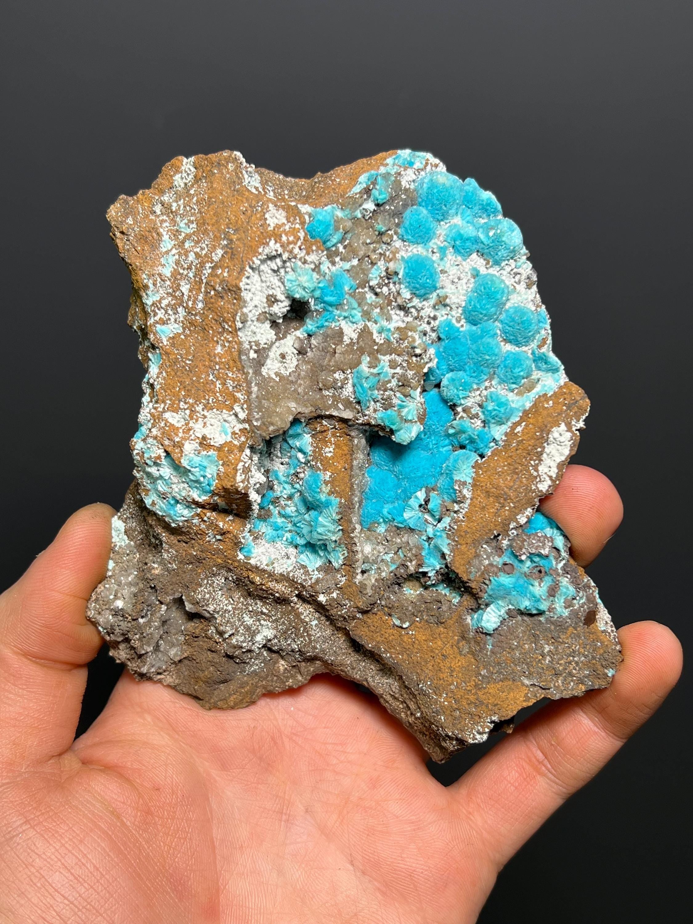 Showy Specimen, Aurichalcite Specimen, 350gram - Crystal Gemstone AE 