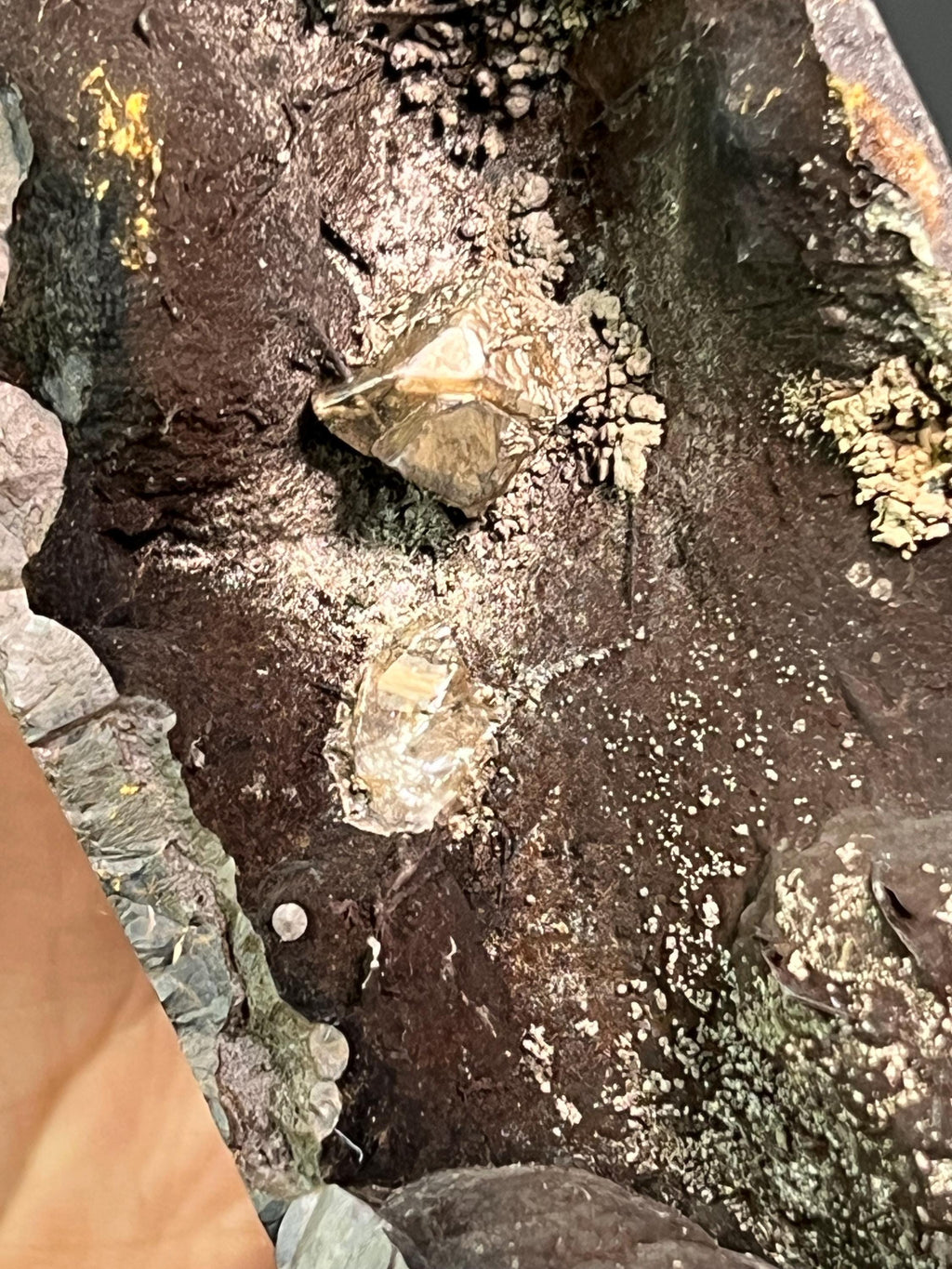 Museum Grade Specularite And Barite With Goethite - Crystal Gemstone AE 