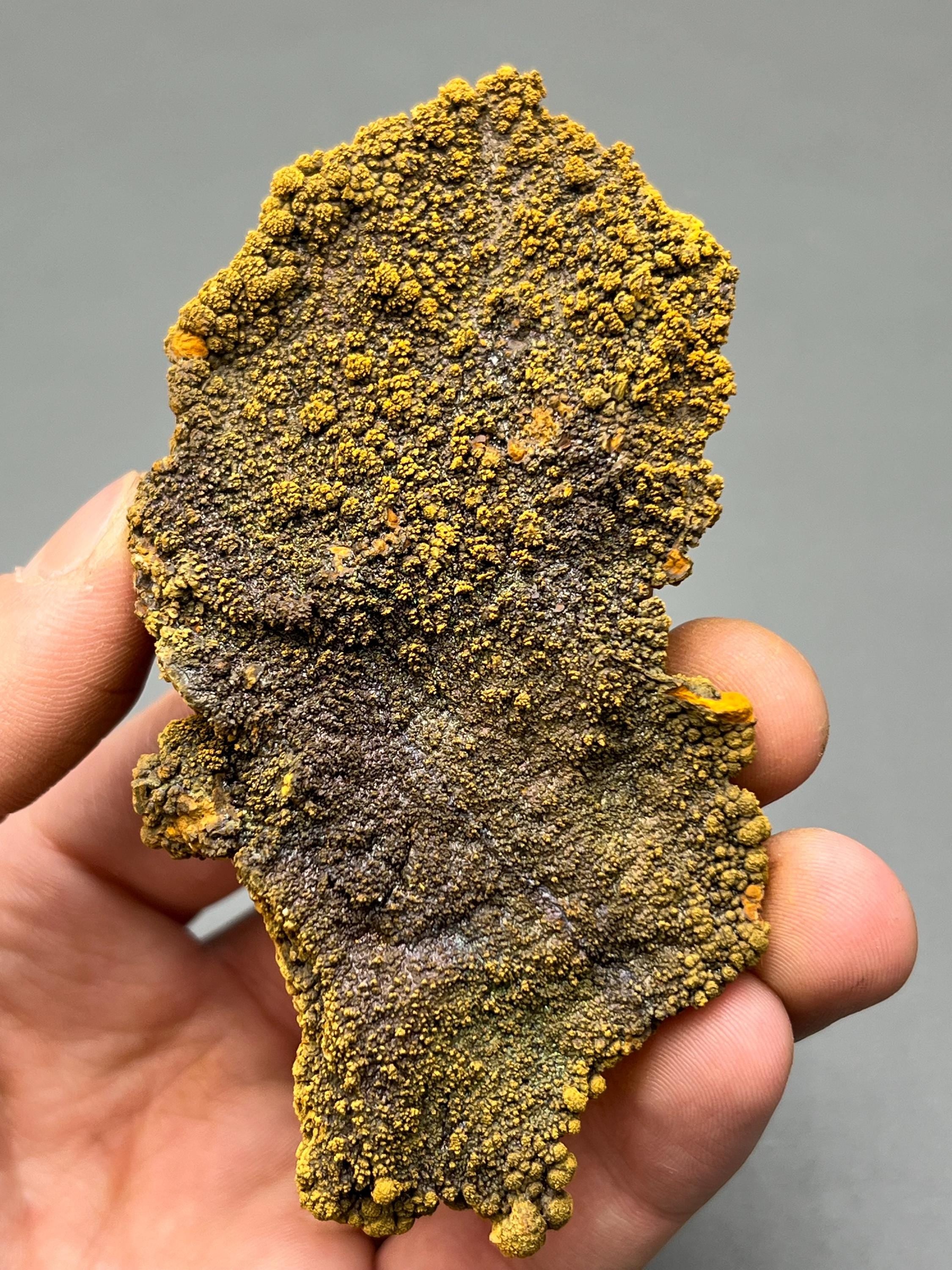 Very Special, 2 Sided Colored Alloy Limonite Mineral, From Turkey - Crystal Gemstone AE 