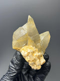 Smoky Quartz & Ortochlase - Crystal Gemstone AE 