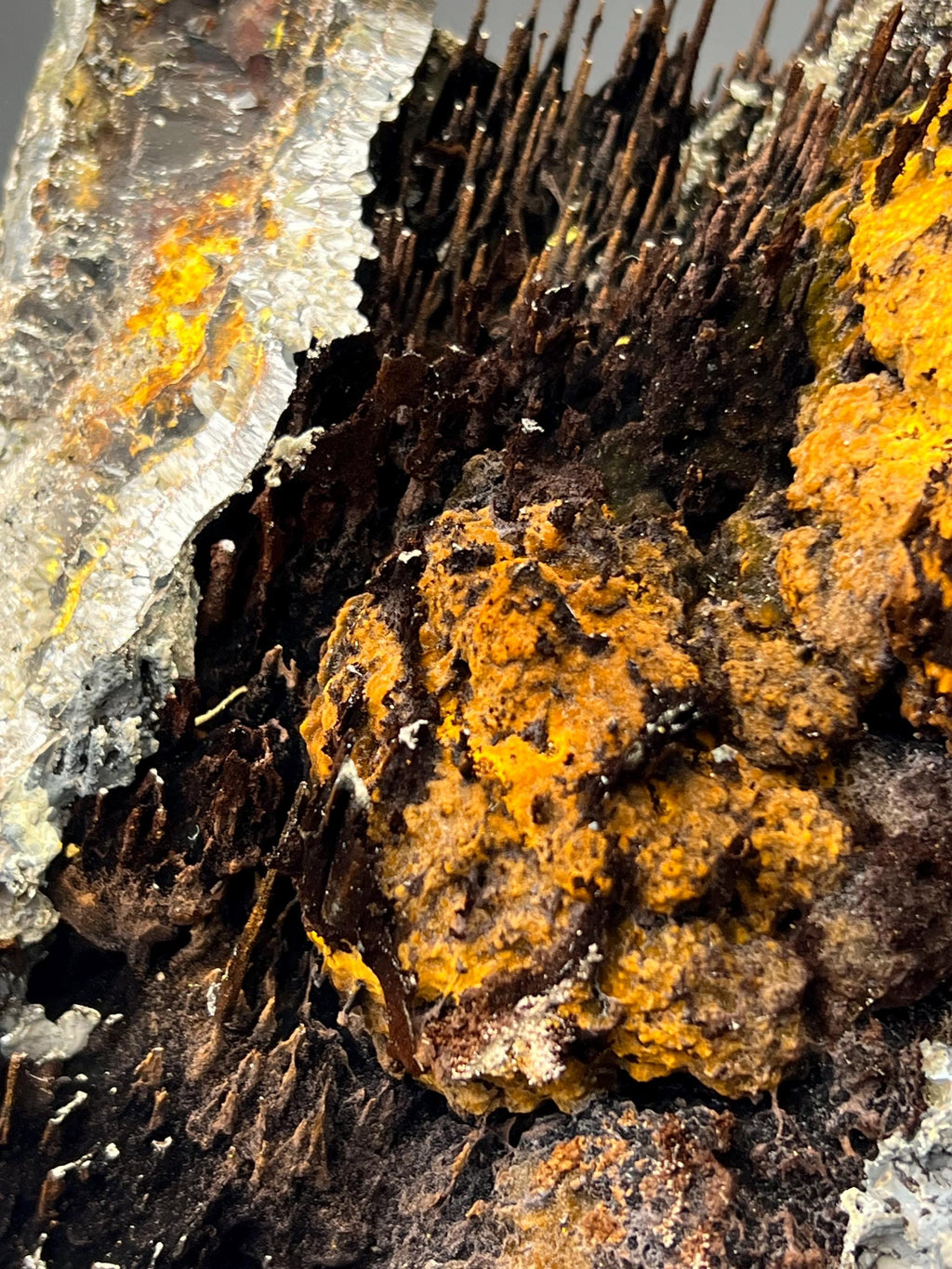 Museum Grade, Limonite And Specularite With Stalactite Goethite Specimen, For Special Collection - Crystal Gemstone AE 