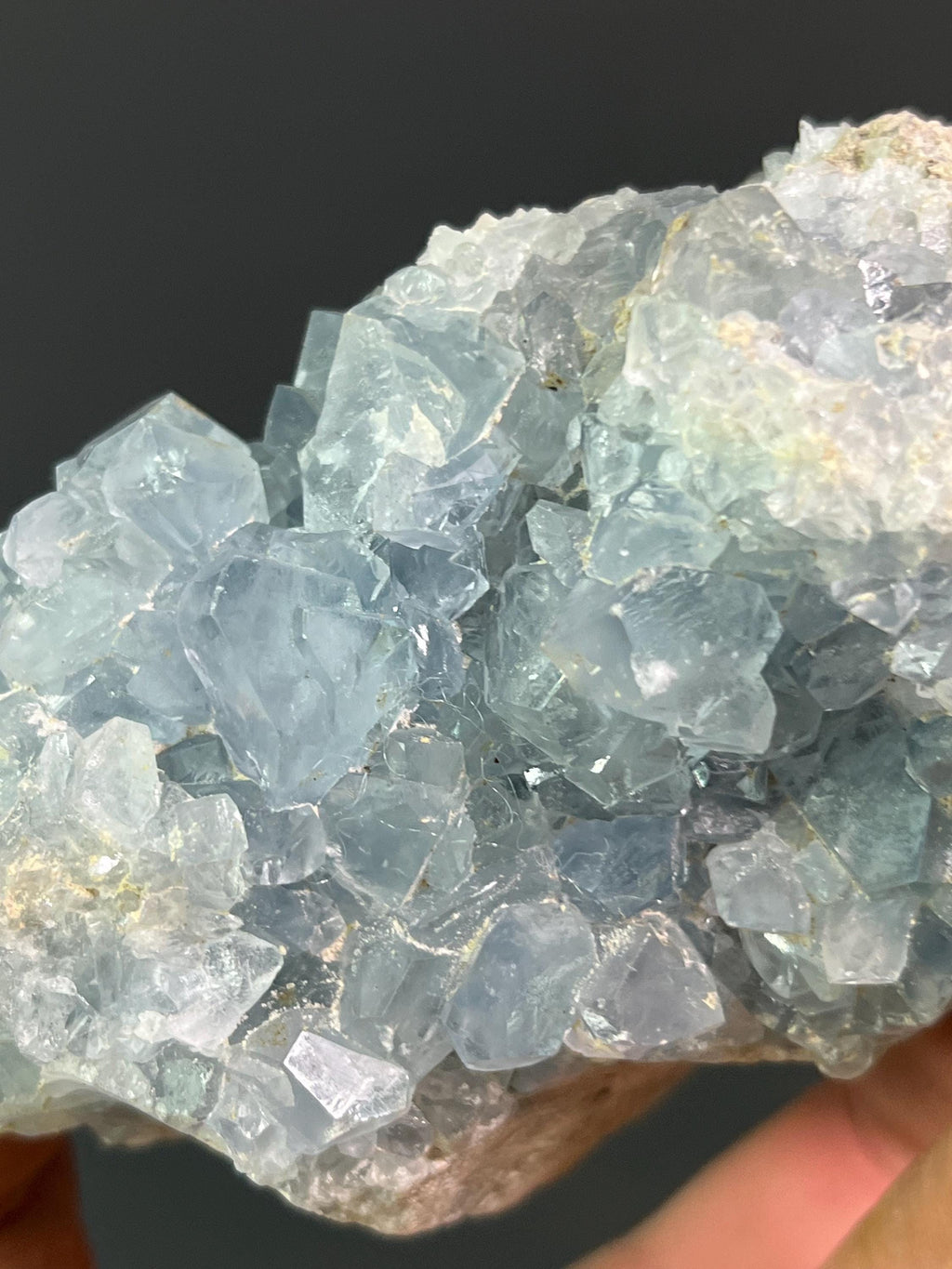Blue Celestite Crystal - Crystal Gemstone AE 
