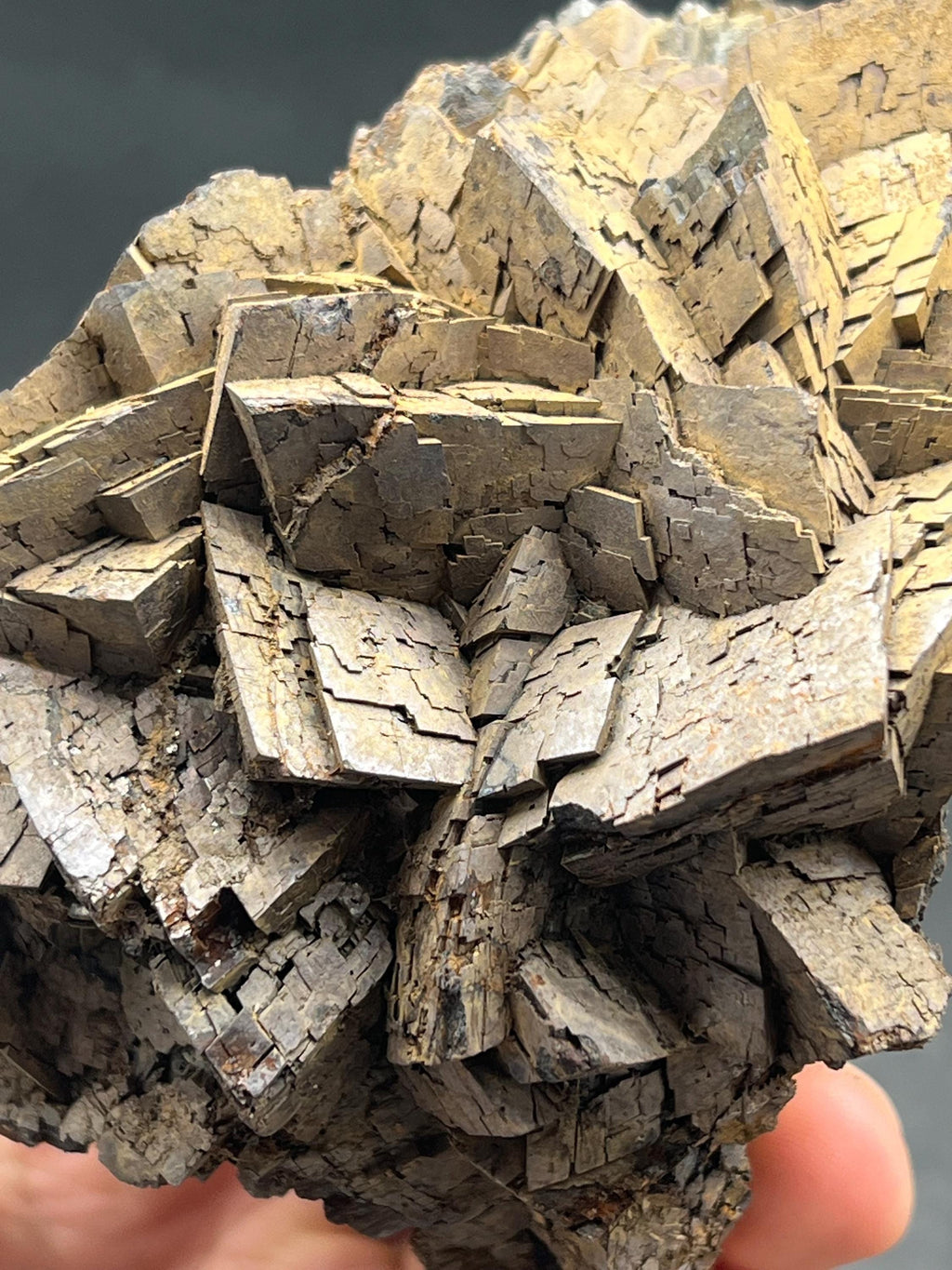 Special Quality, Limonite On Iron Siderite Mineral, For Special Collection - Crystal Gemstone AE 