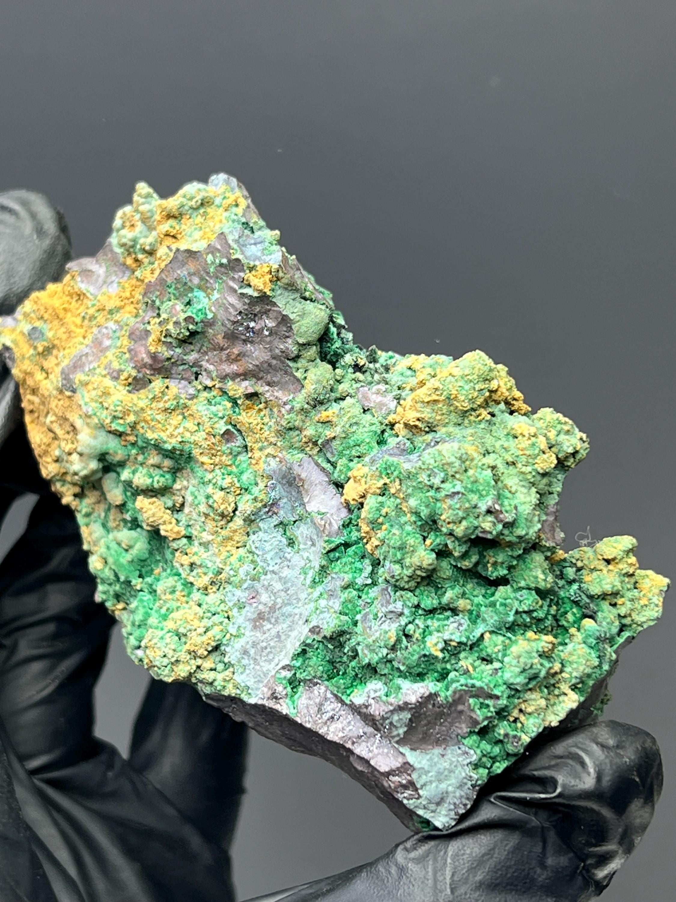 Cuprite And Hematite With Limonite - Crystal Gemstone AE 