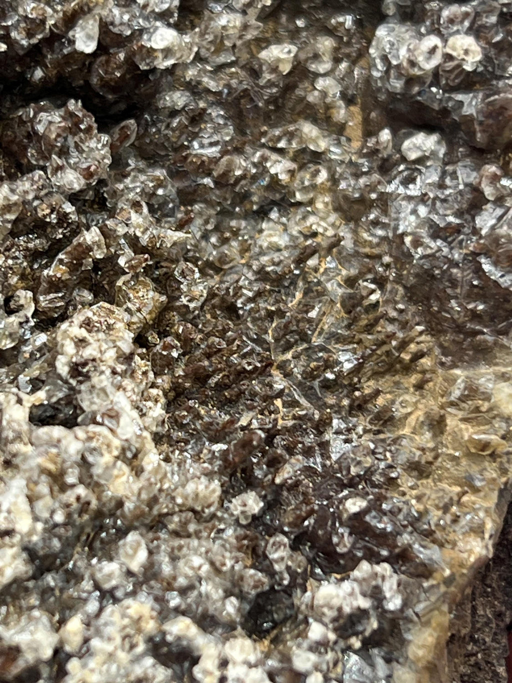 Special Formation, Crystal Calcite With Hematite Small Stalactites, From Turkey - Crystal Gemstone AE 