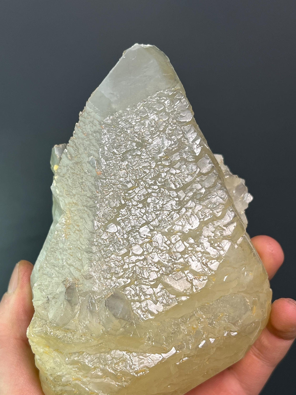 Special Formation Yellow Crystal Calcite - Crystal Gemstone AE 