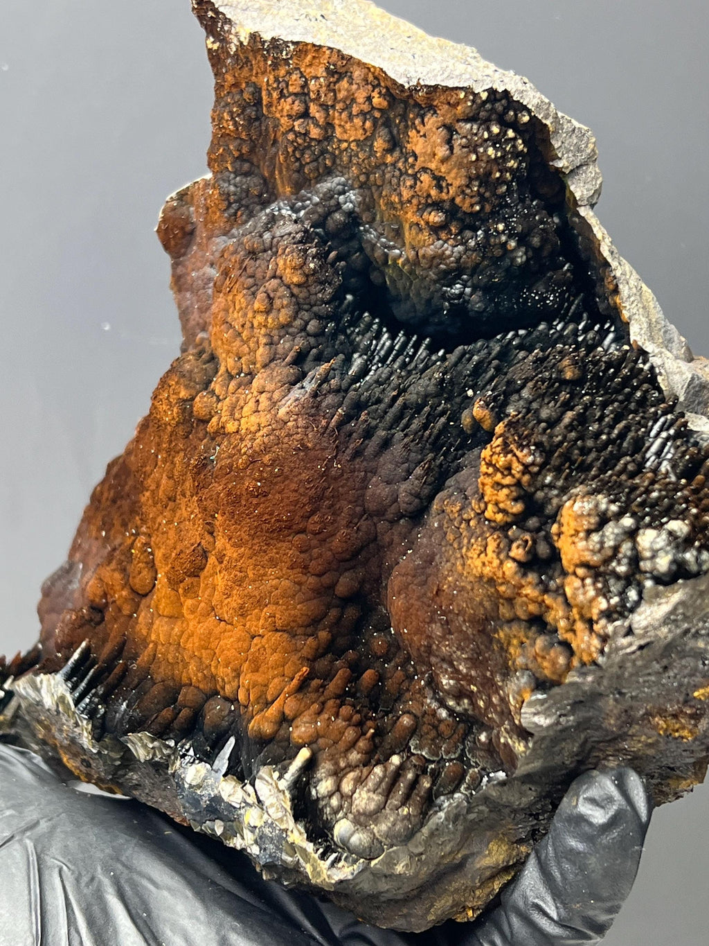 Museum Grade Limonite With Stalactite And Botryoidal Formation Goethite, For Special Collection - Crystal Gemstone AE 