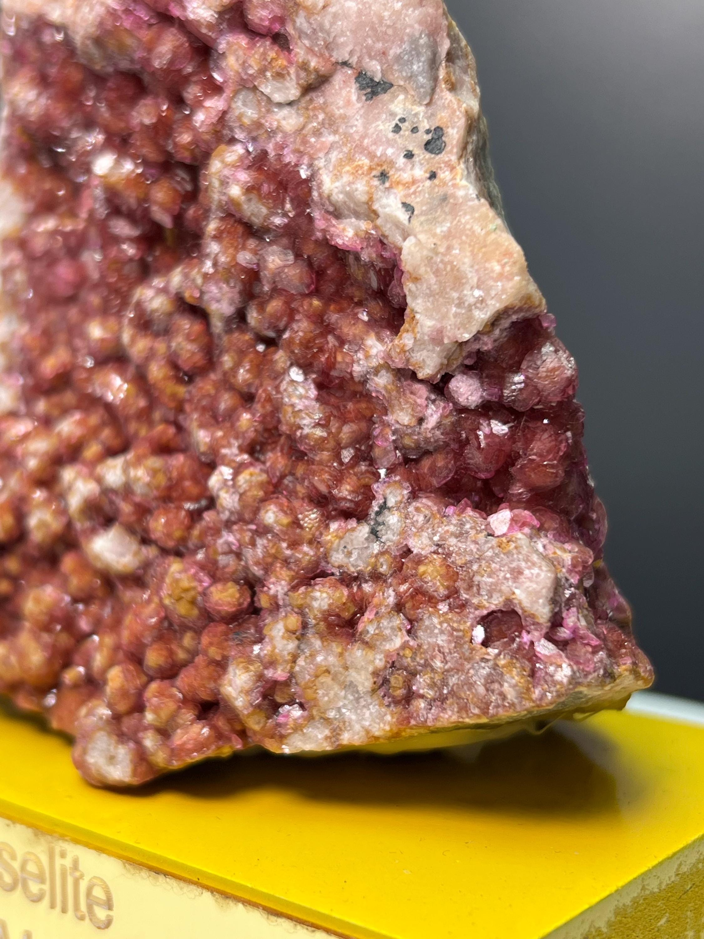 Moroccan Roselite Specimen: Delicate Pink Cobalt Mineral - Crystal Gemstone AE 